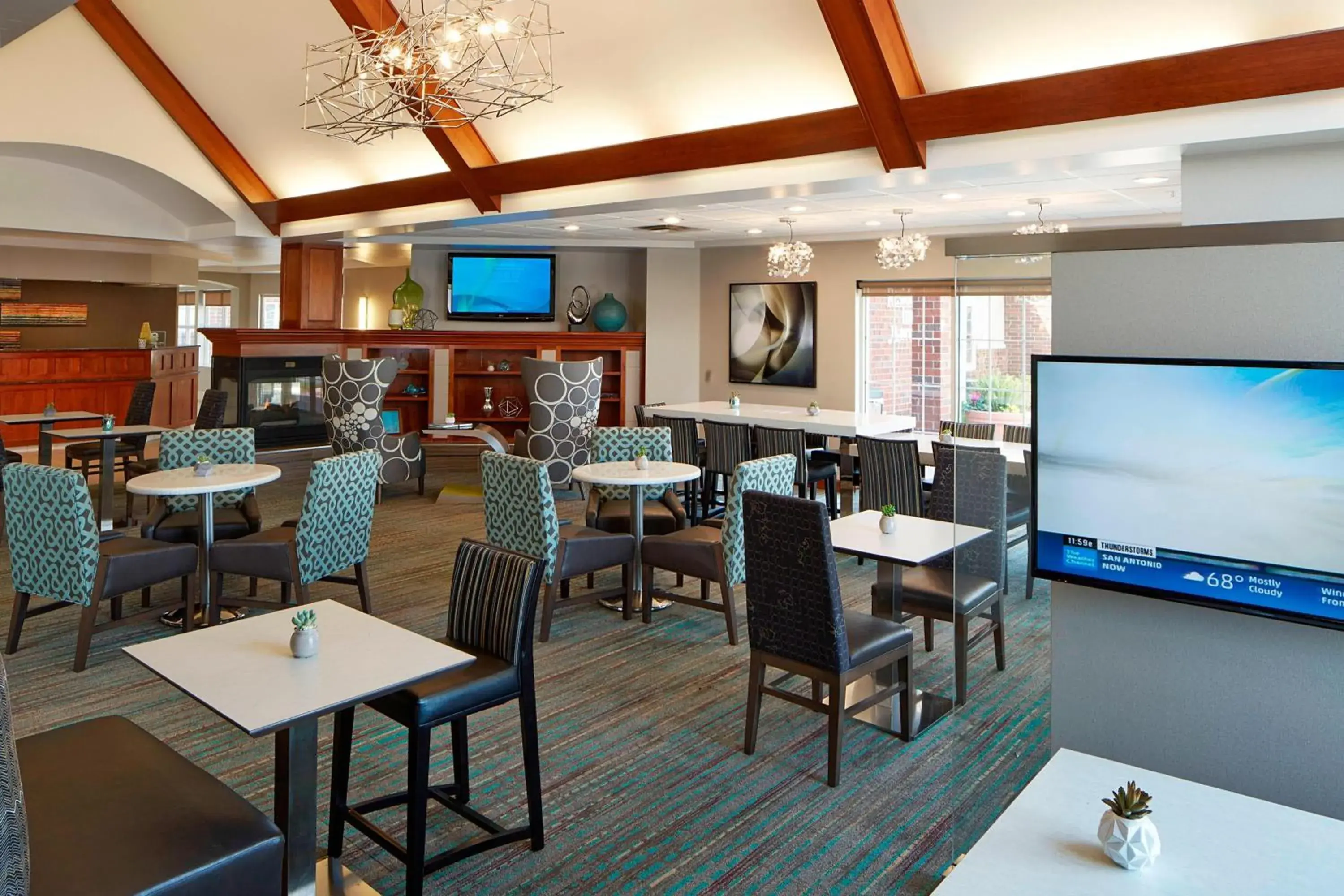 Lobby or reception, Restaurant/Places to Eat in Residence Inn Minneapolis St. Paul/Roseville