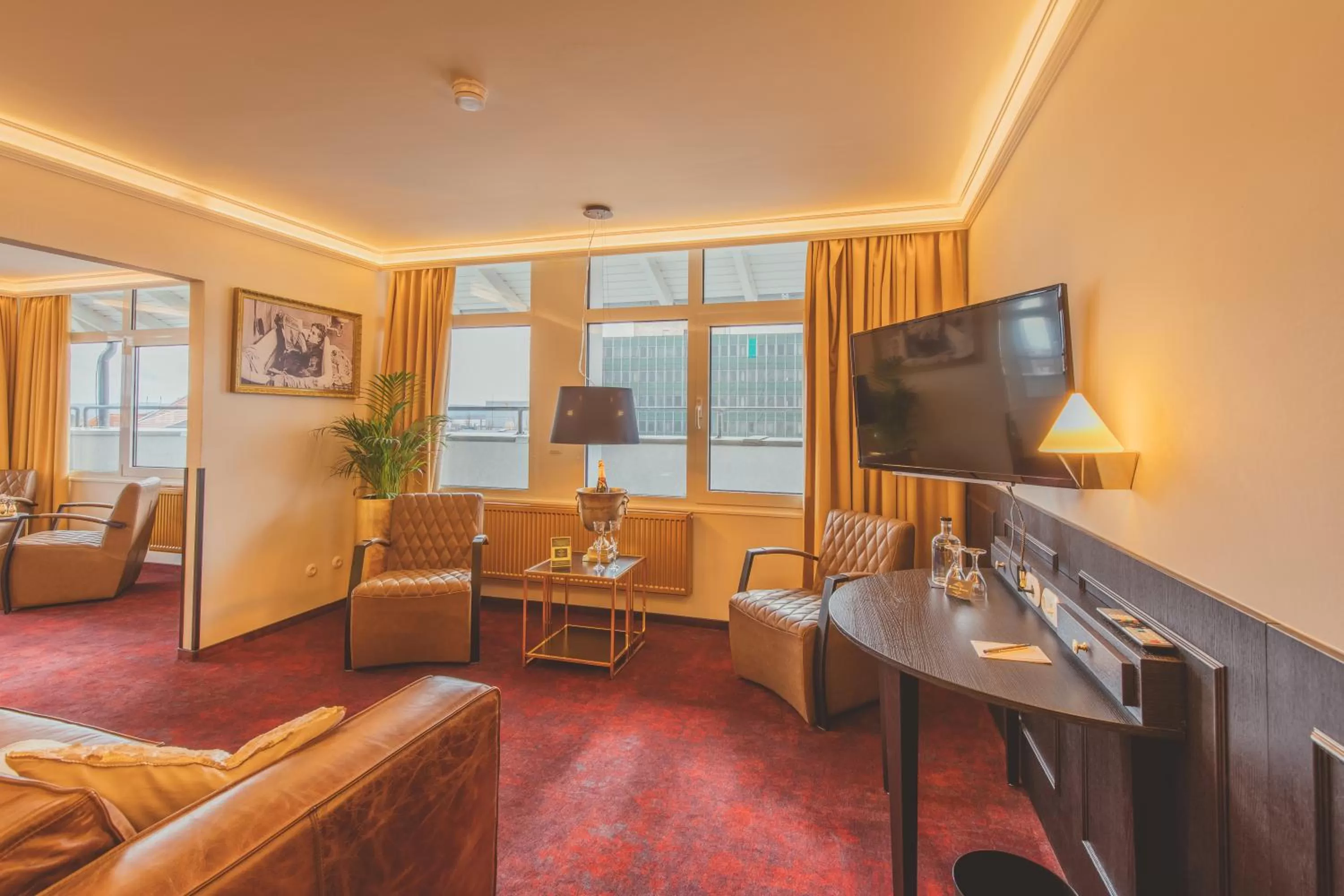 TV and multimedia in Nordhäuser Fürstenhof & TinySky-Resort