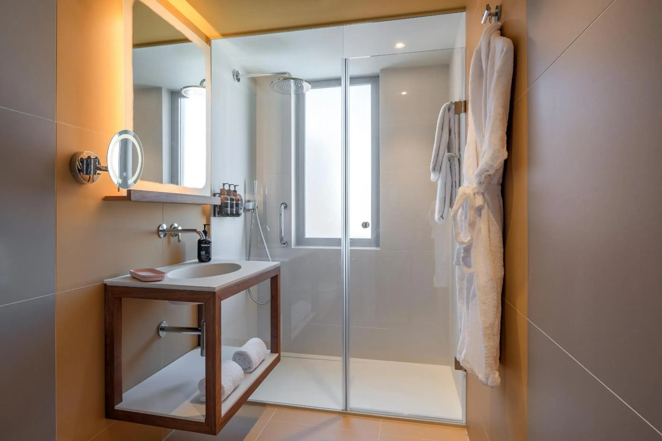 Shower, Bathroom in Canopy by Hilton Cannes