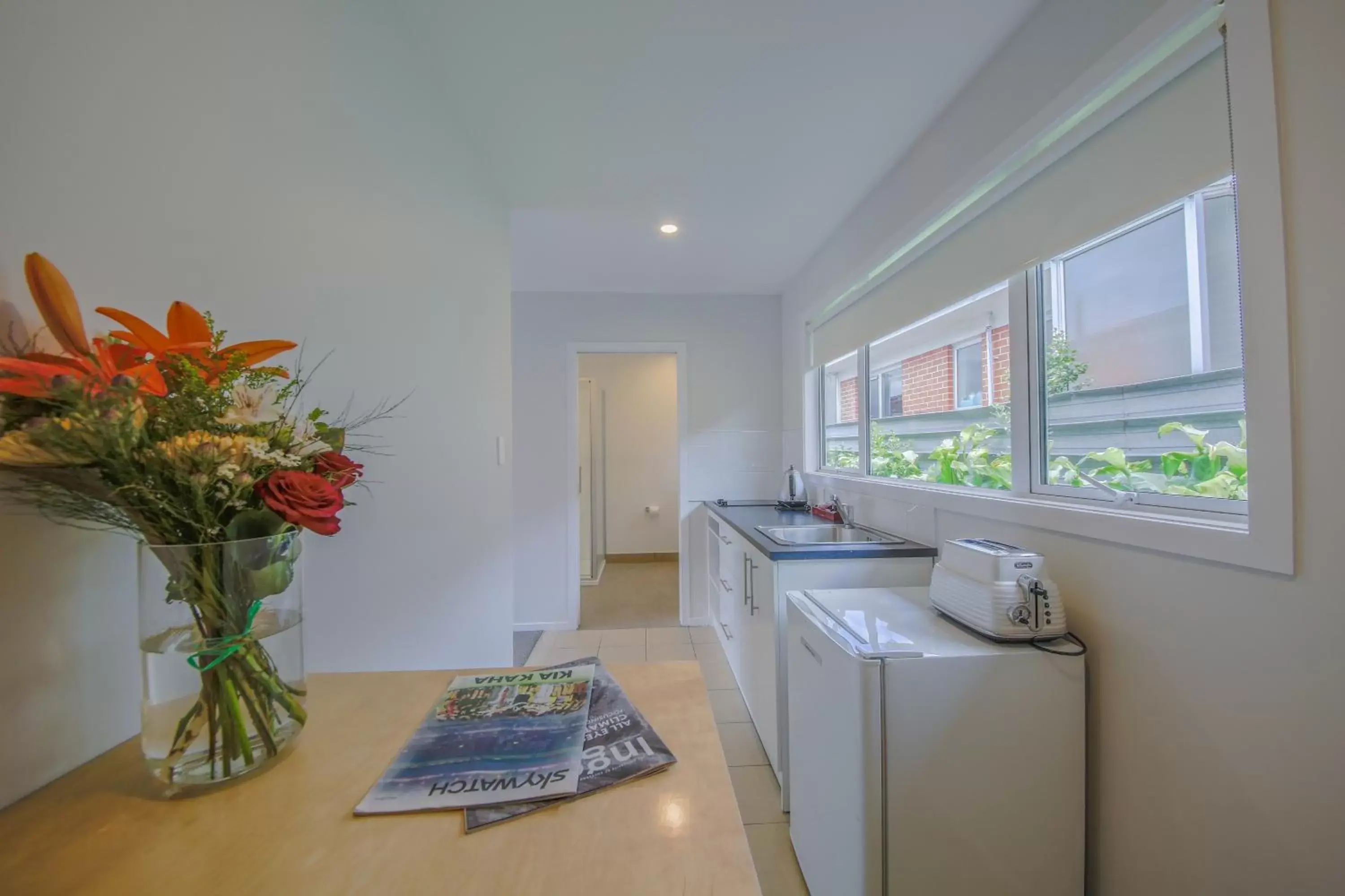 Kitchen or kitchenette in Sylvia Park Motel