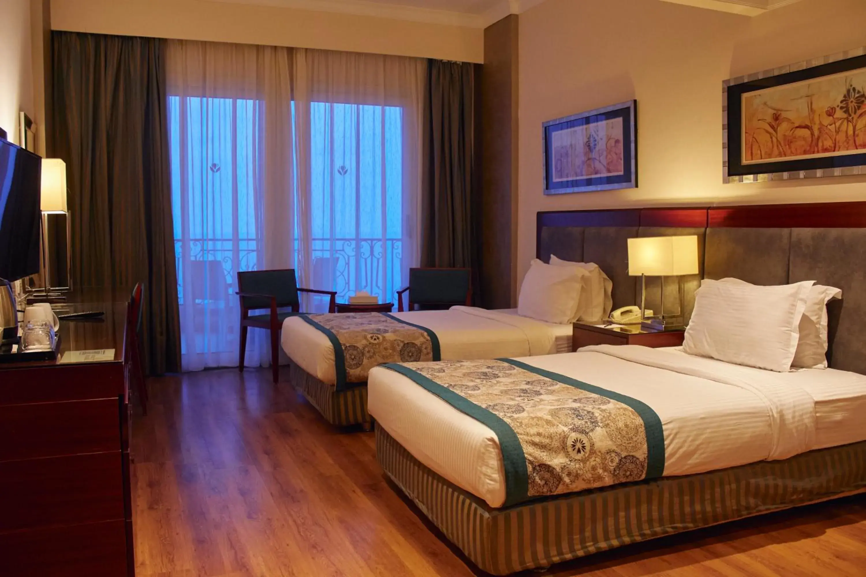 Bed in Tolip Hotel Alexandria