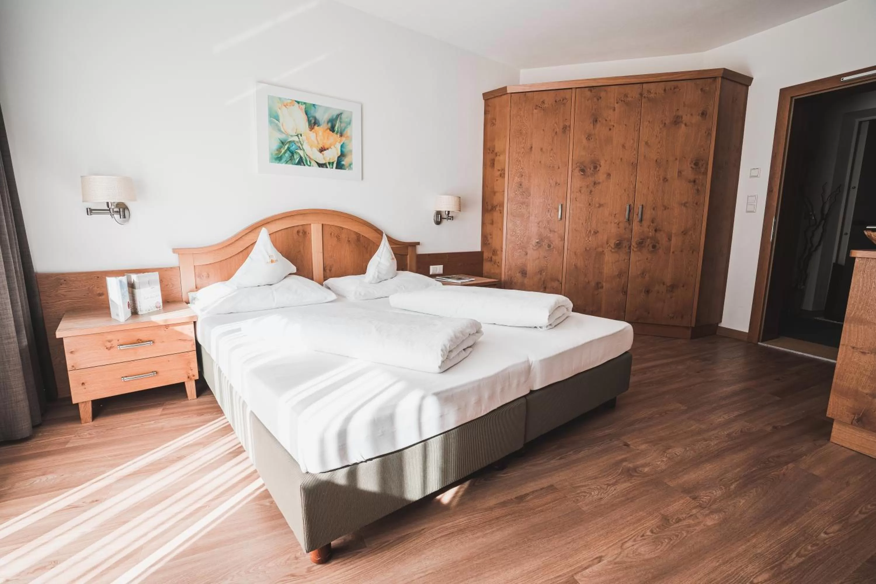 Bedroom, Bed in Hotel Am Sonneck