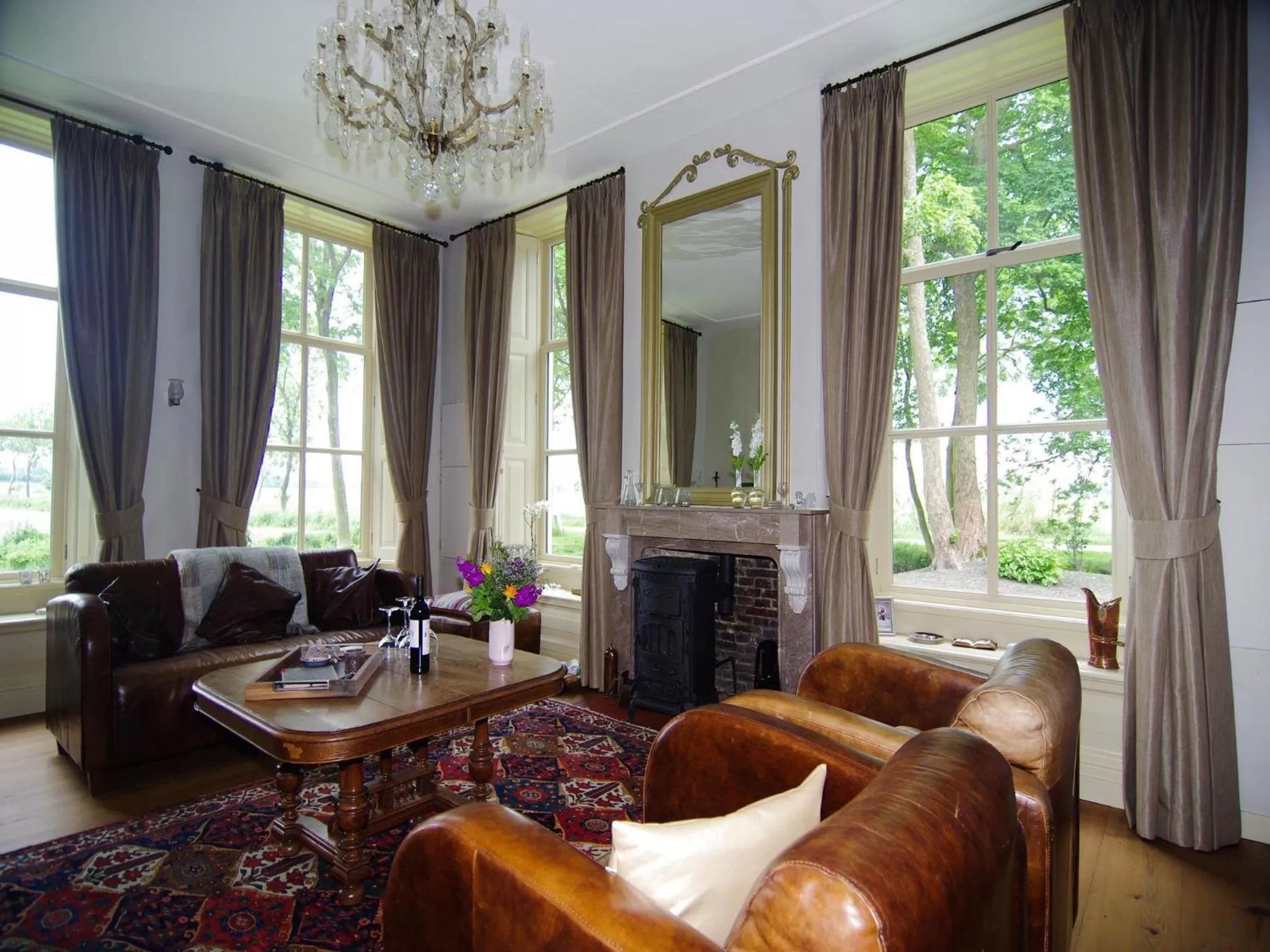 Decorative detail in Bed and Breakfast Batenborg