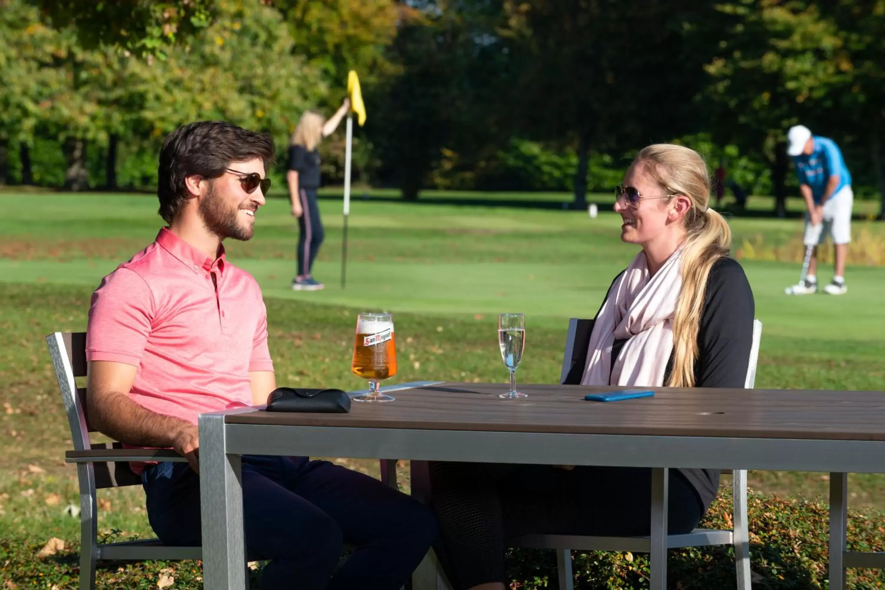 People in Badgemore Park