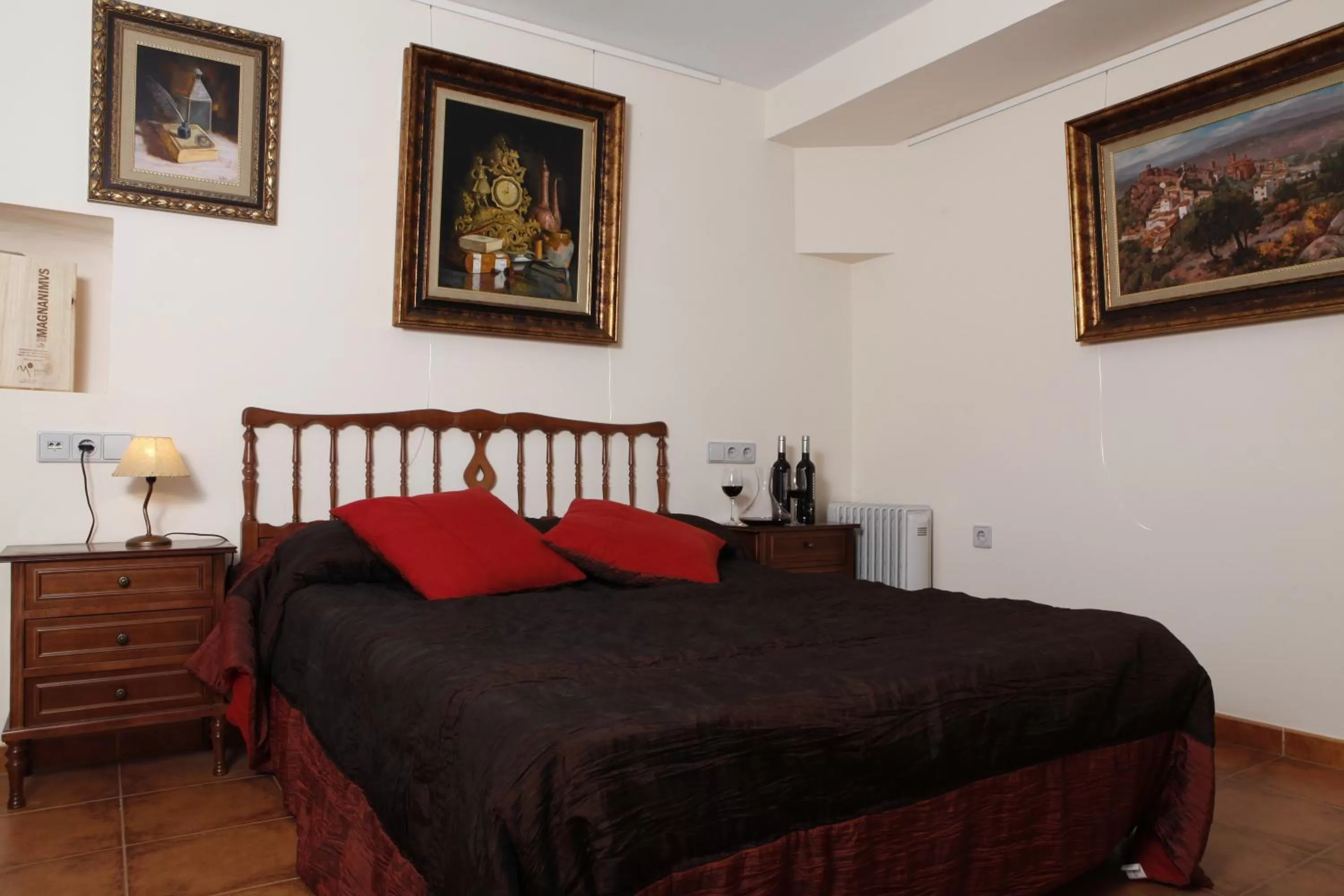 Bed in Casa Rural Magnanimvs