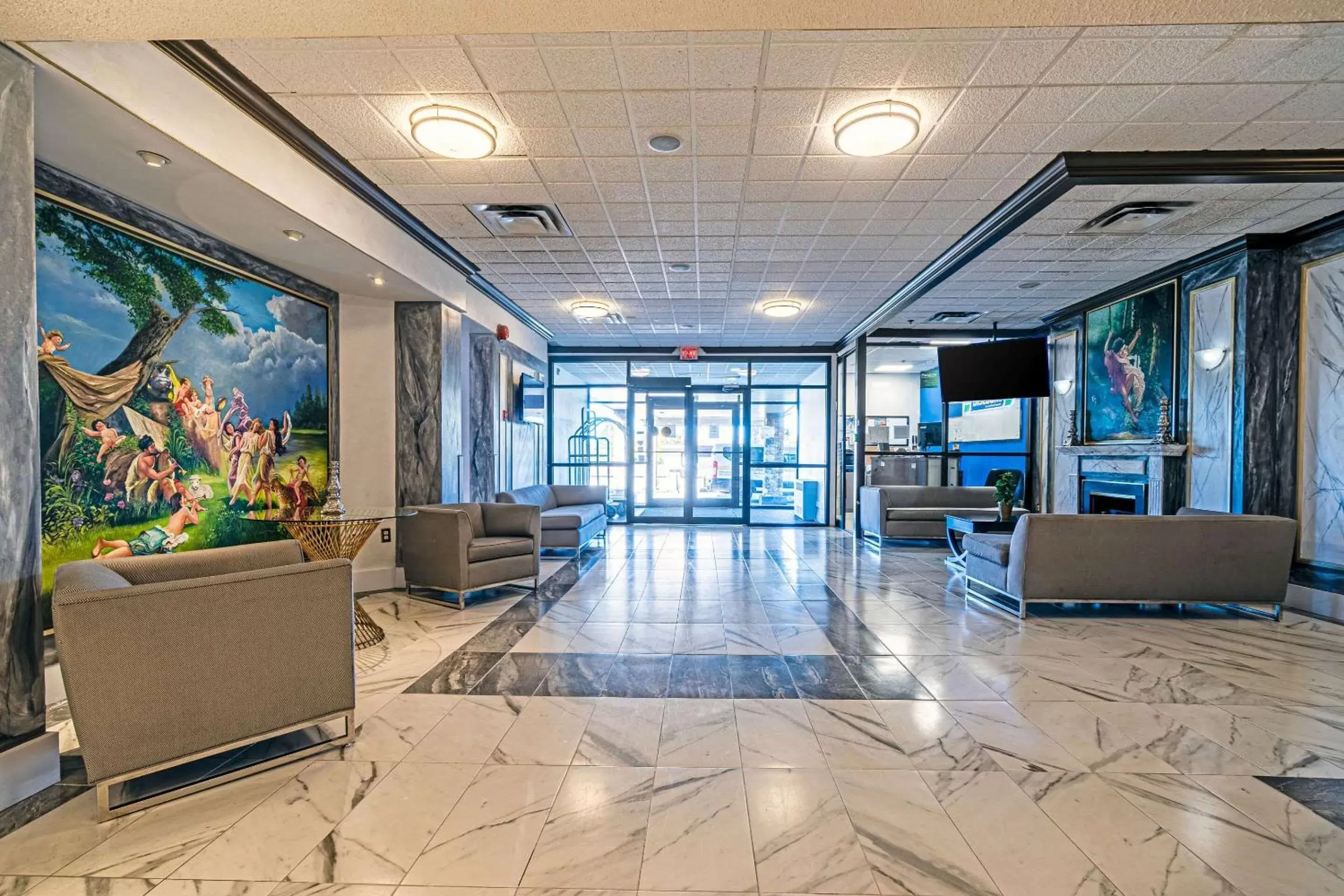 Lobby or reception in Quality Inn Halifax Airport