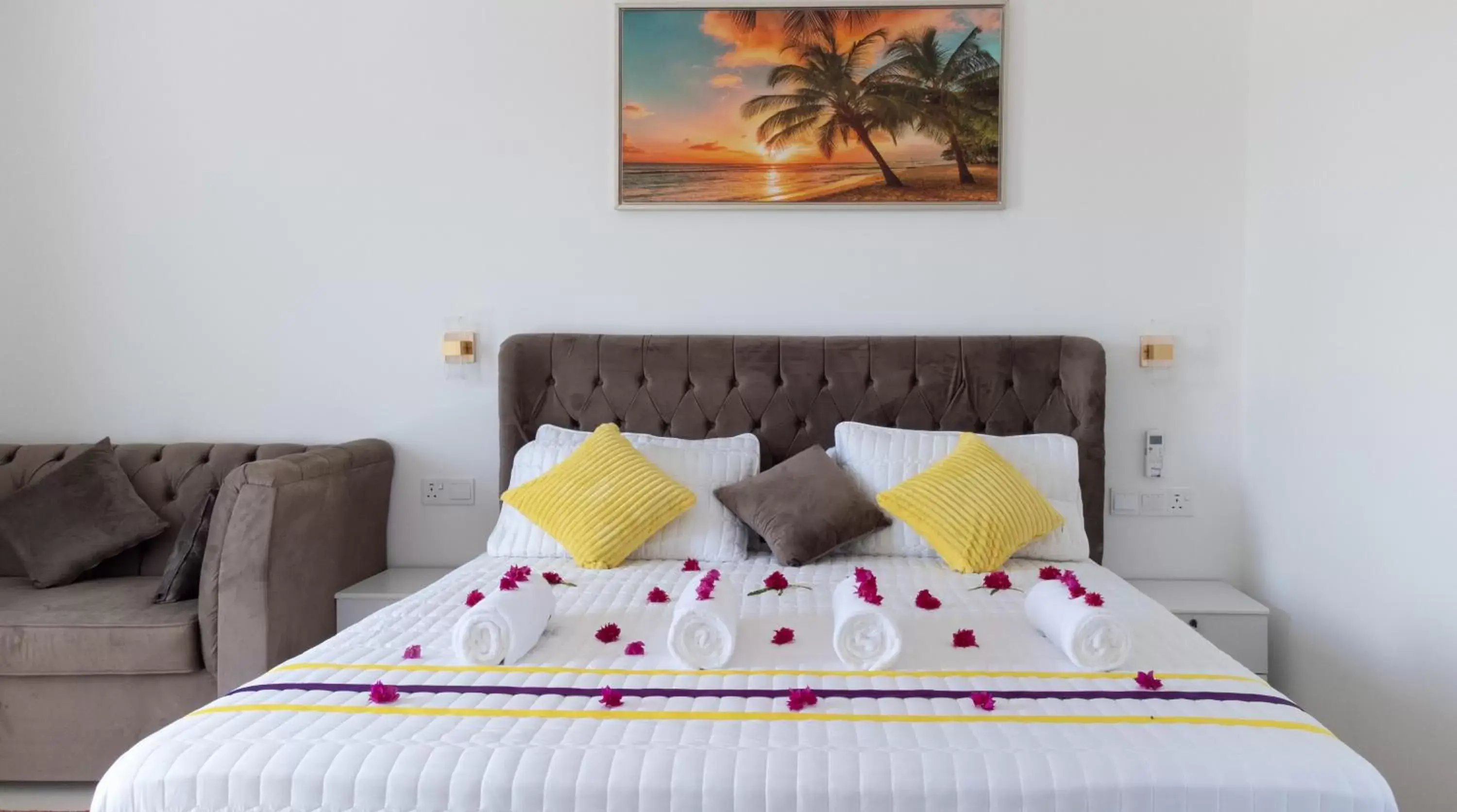 Bed in Canary Nungwi Hotel & Free SPA Bed in Canary Nungwi Hotel & Free SPA