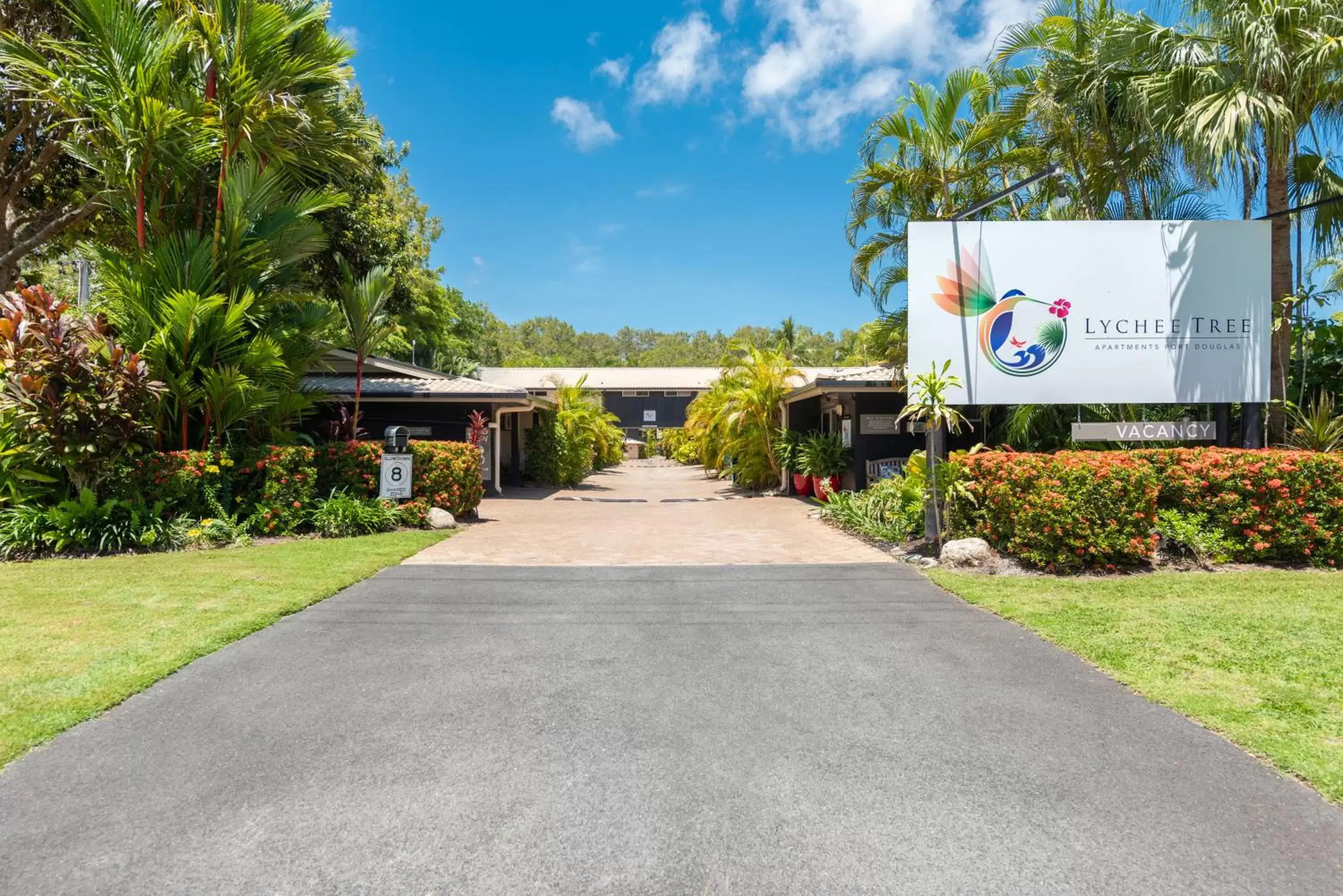 Facade/entrance in Lychee Tree Holiday Apartments