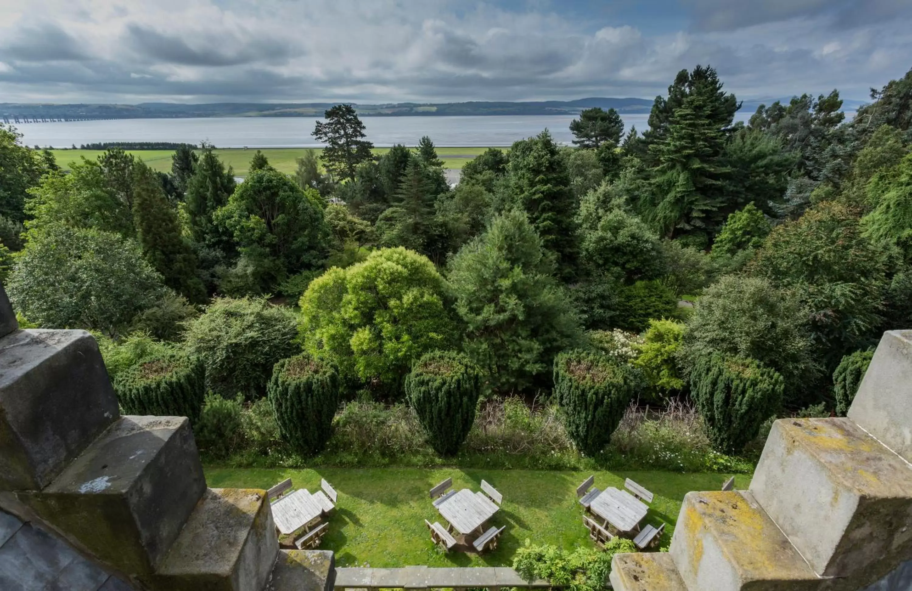 Garden view in Taypark House