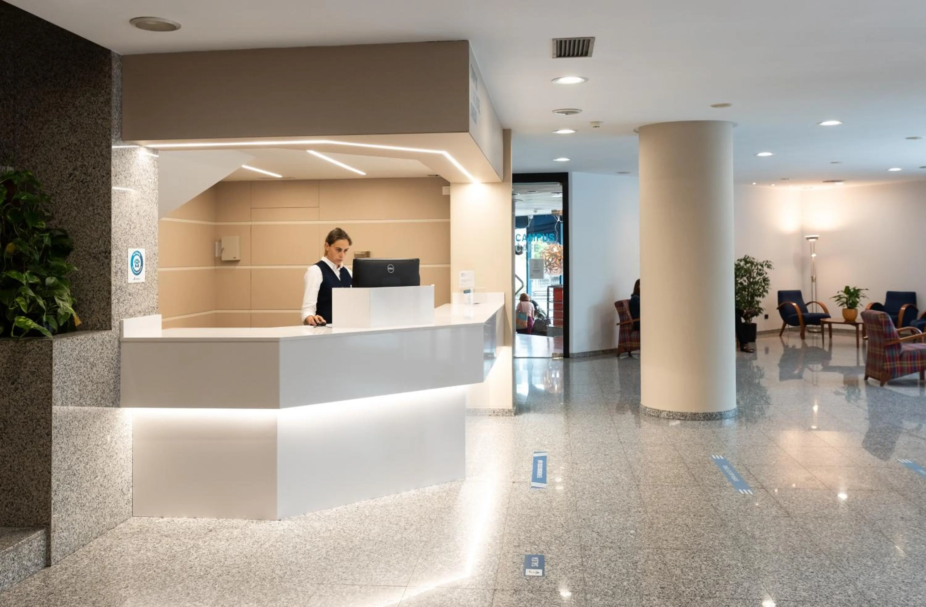 Lobby or reception in Aparthotel Campus