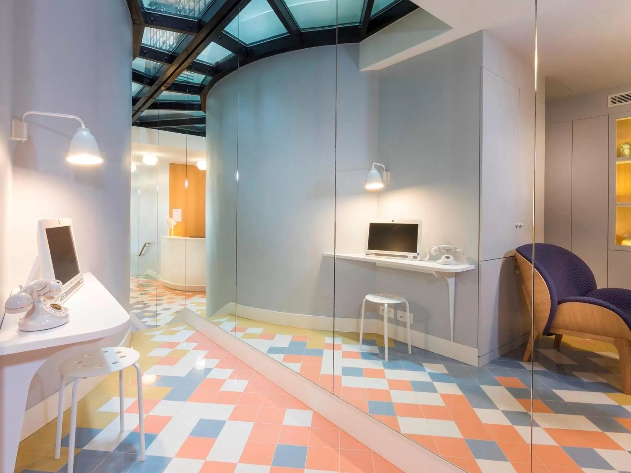 Lobby or reception in Hotel le Lapin Blanc