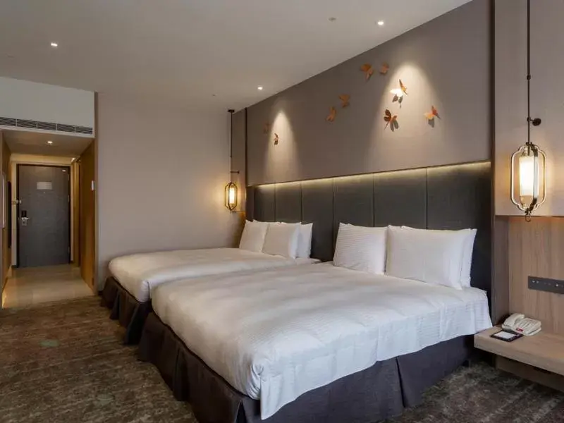 Bed in The Howard Prince Hotel Taichung Bed in The Howard Prince Hotel Taichung