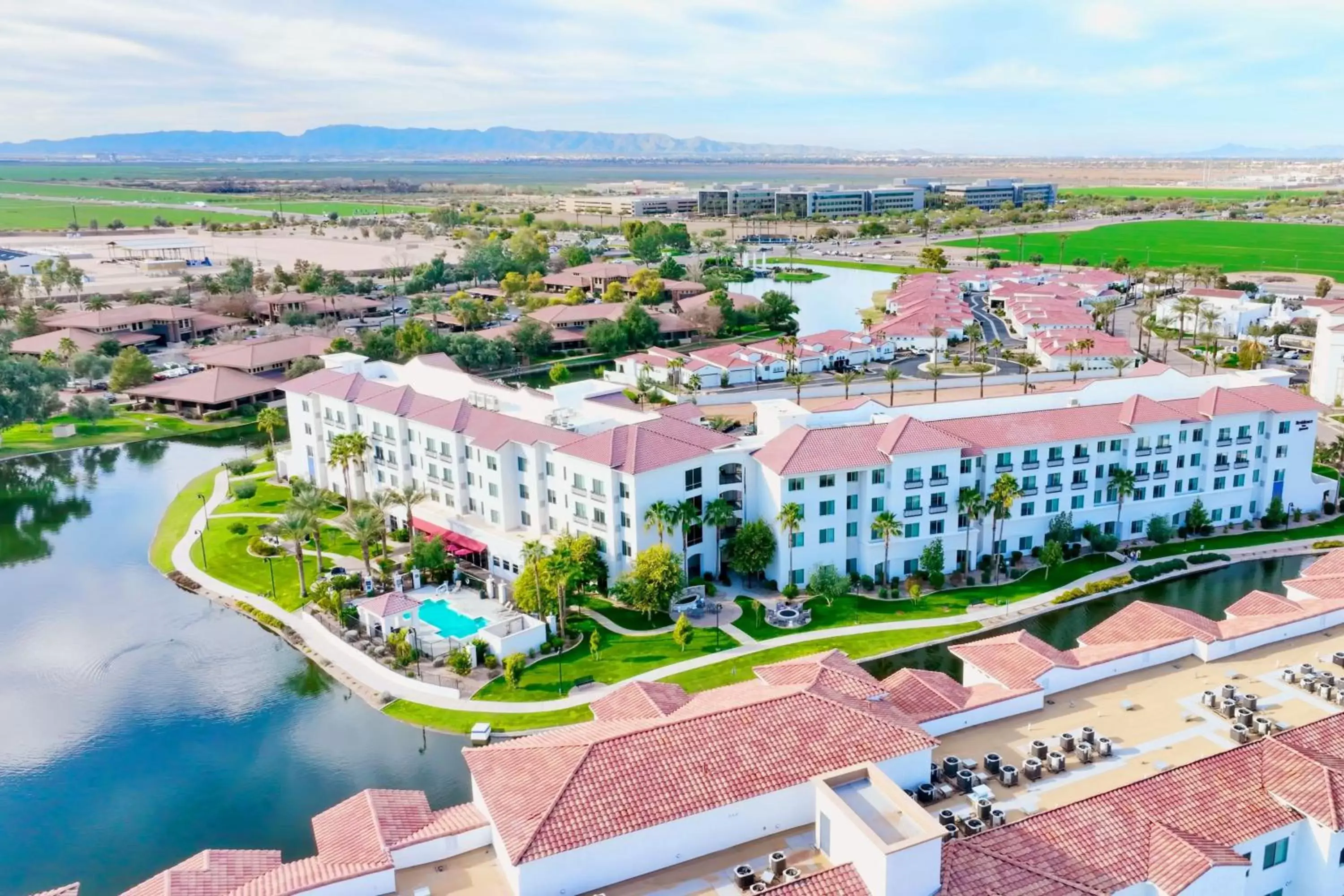 Property building, Bird's-eye View in Residence Inn by Marriott Phoenix Chandler/South