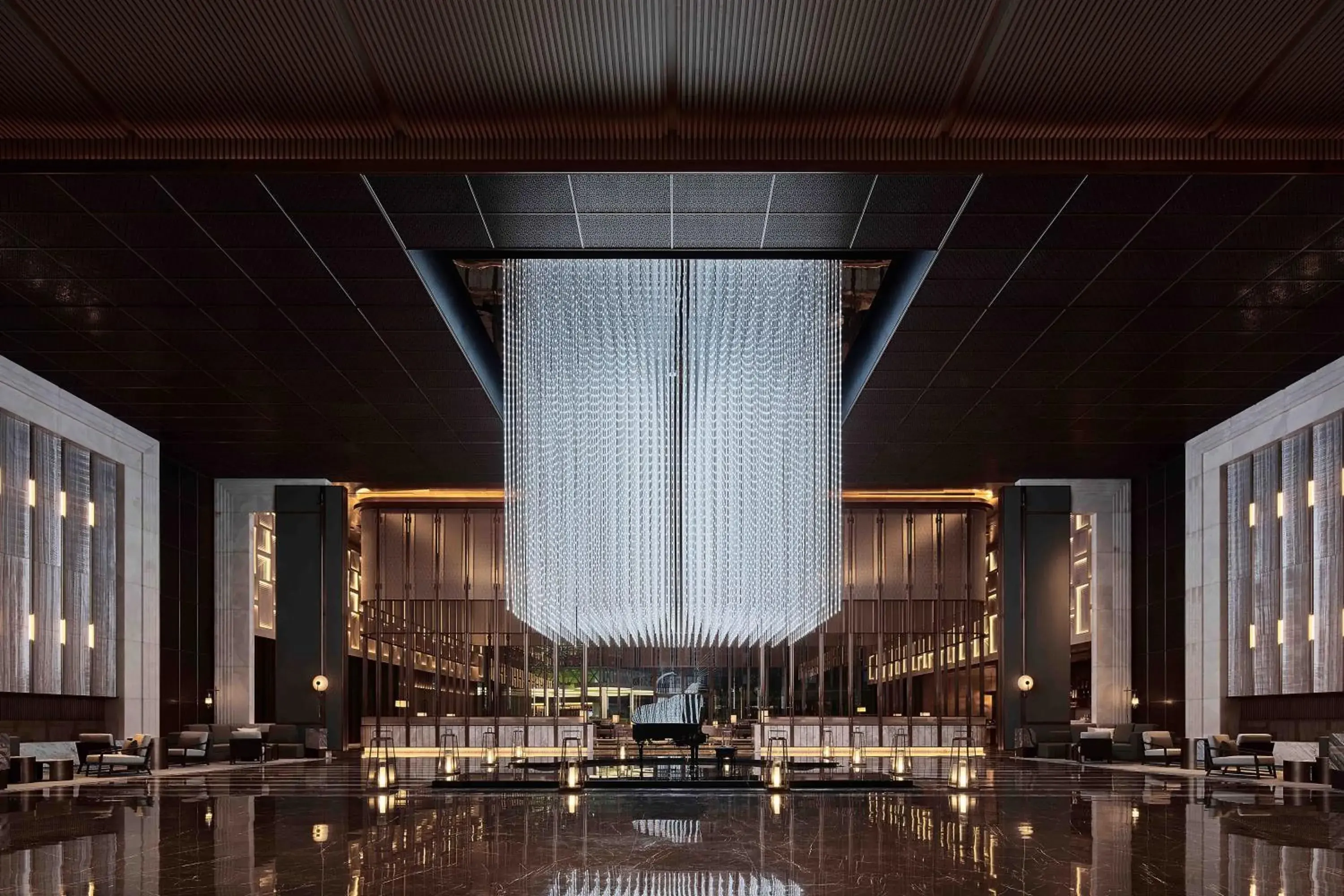 Lobby or reception in InterContinental Hangzhou Liangzhu, an IHG Hotel