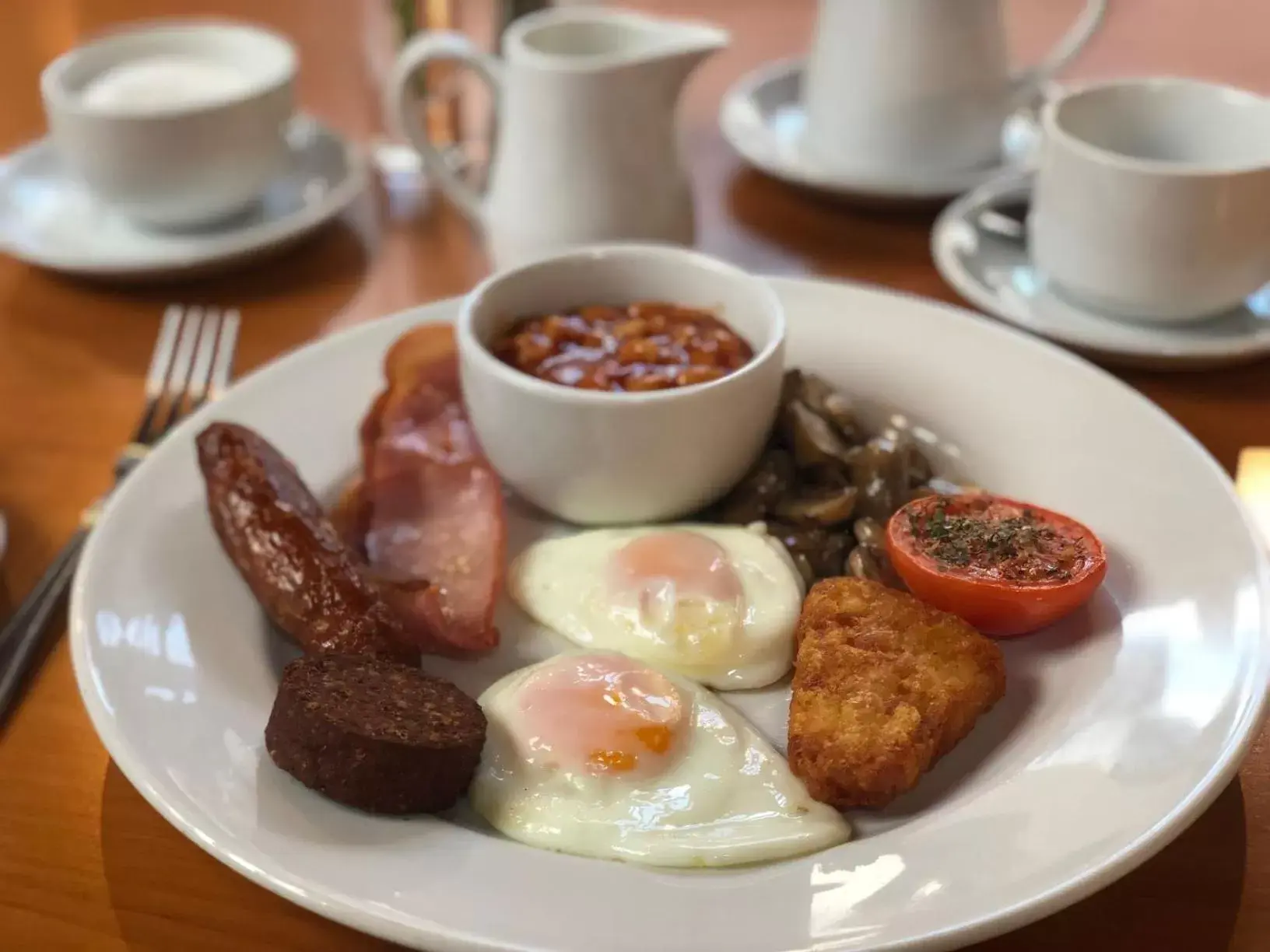 Food close-up in Uppercross House Hotel