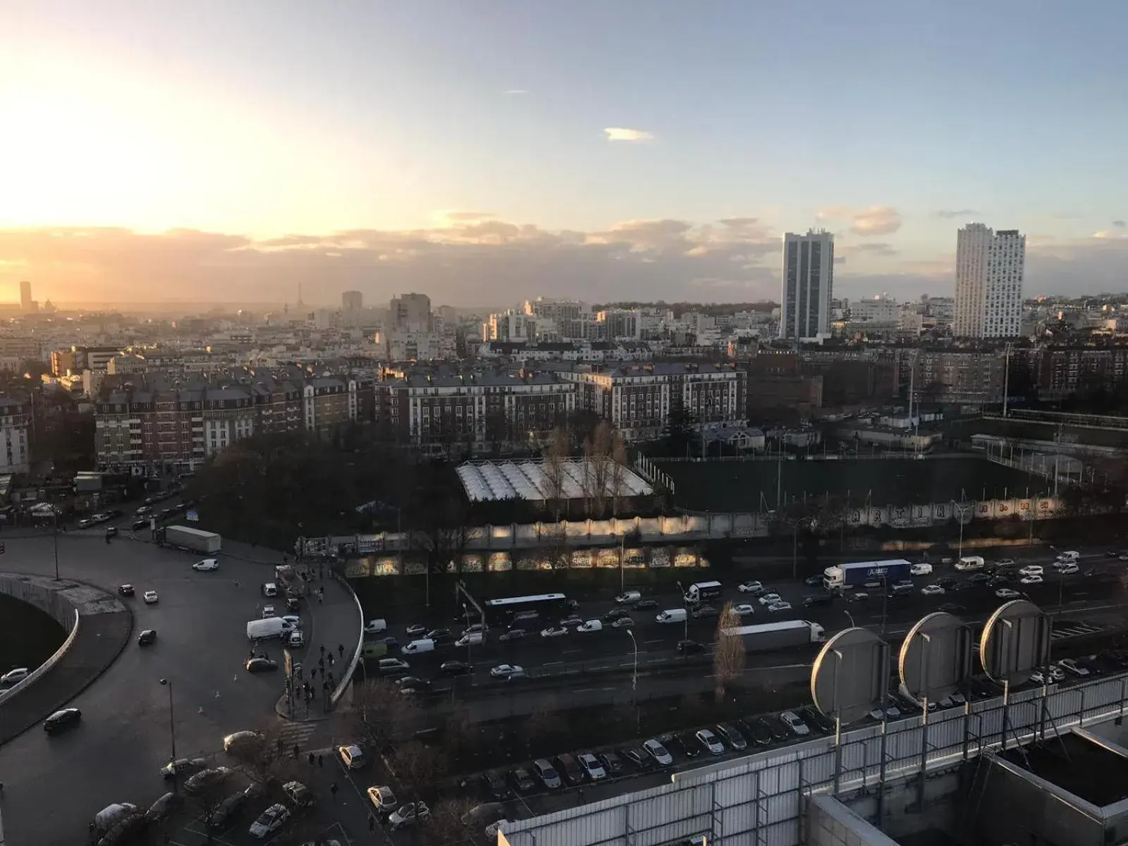 City view in ibis budget Paris Porte de Montreuil