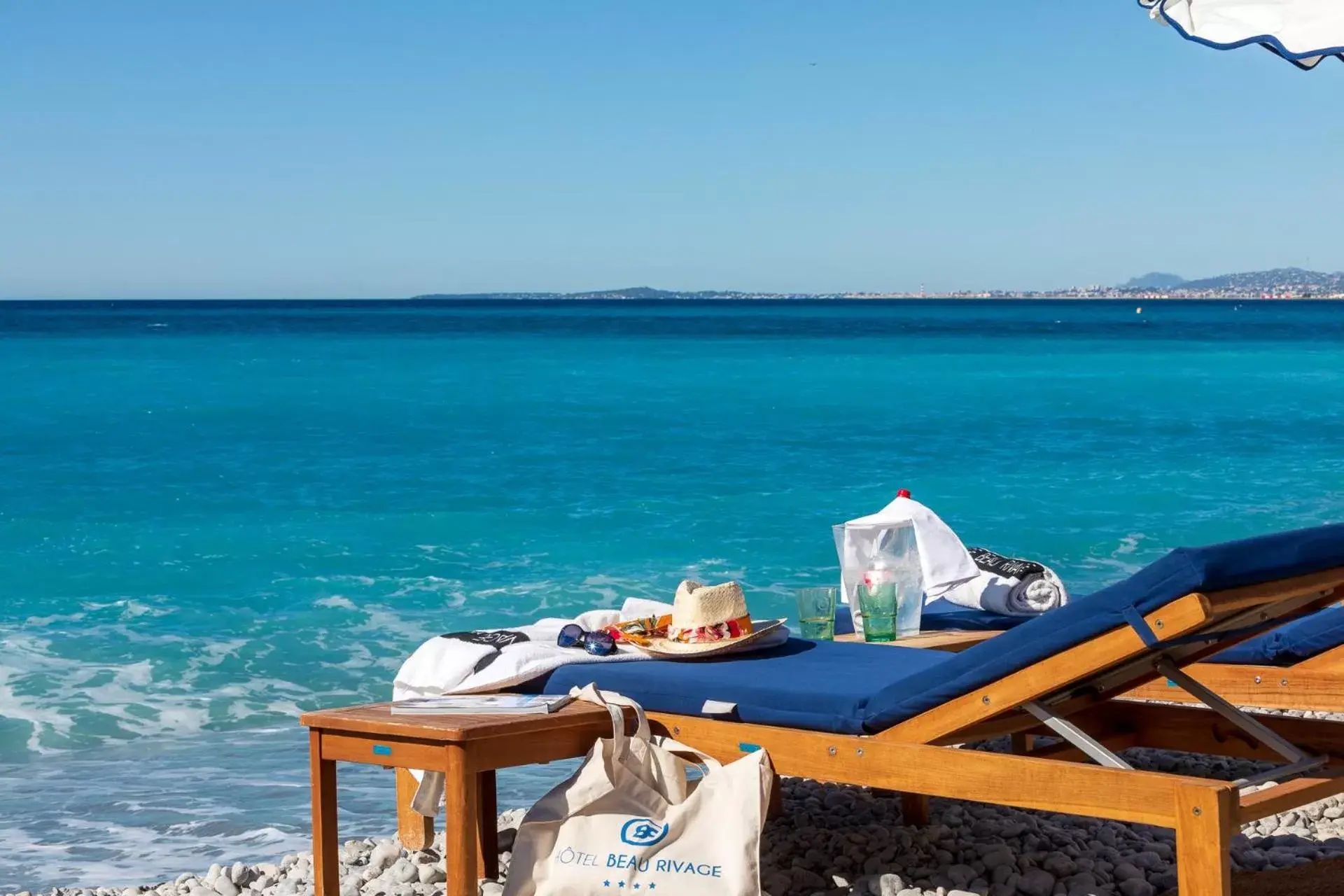 Beach in Hotel Beau Rivage