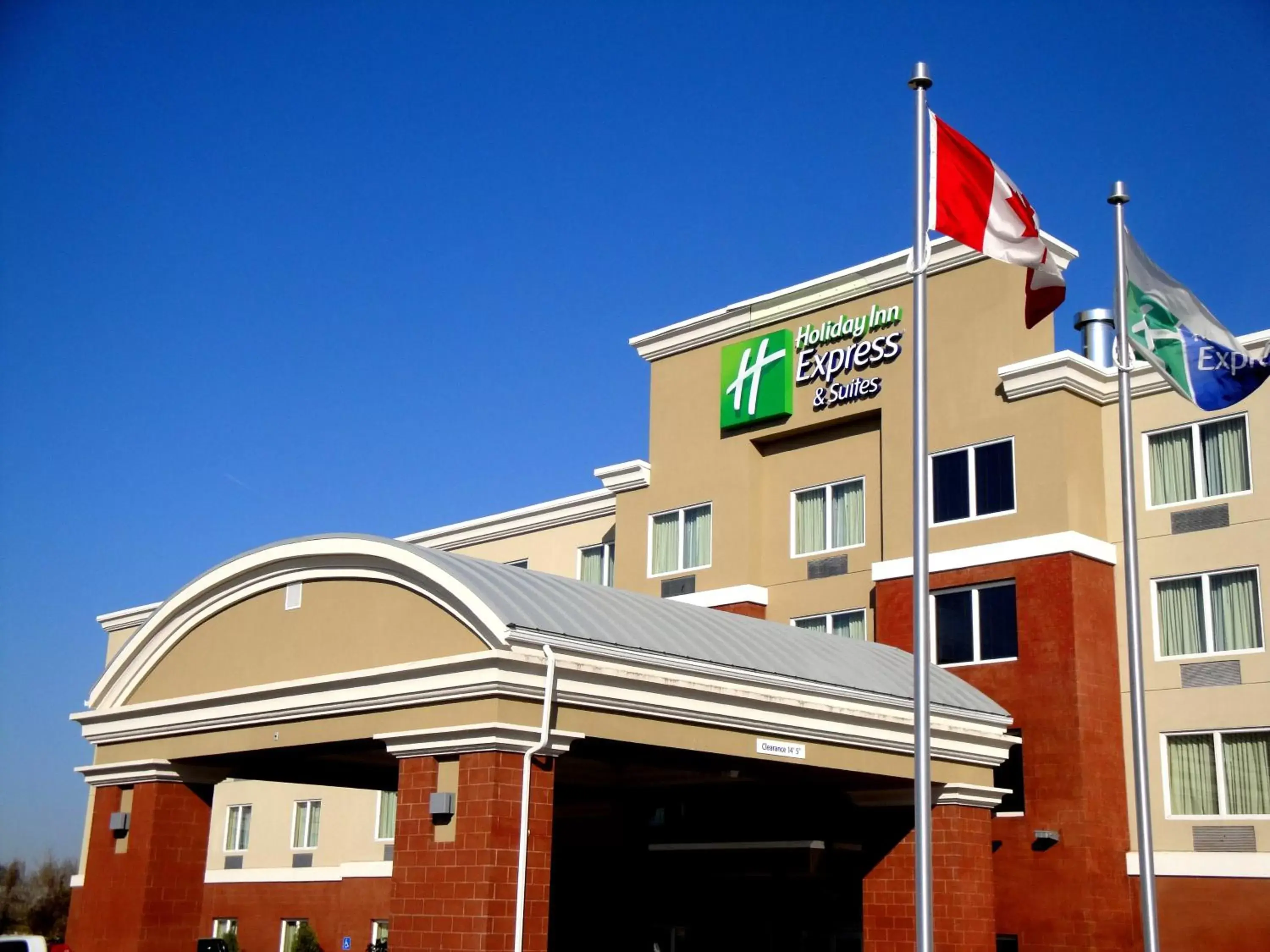 Property building in Holiday Inn Express Fort Saskatchewan, an IHG Hotel