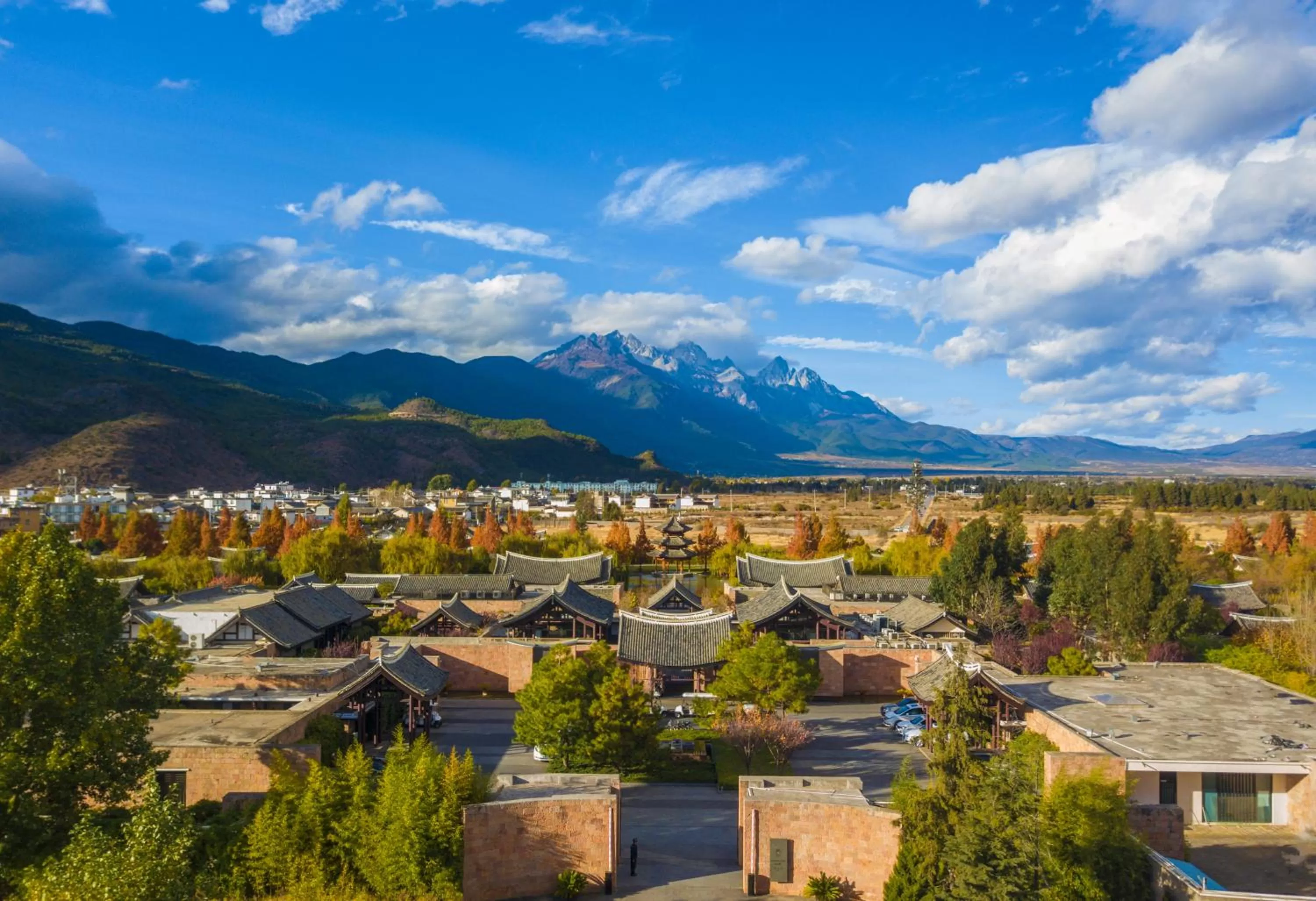 Bird's eye view in Banyan Tree Lijiang