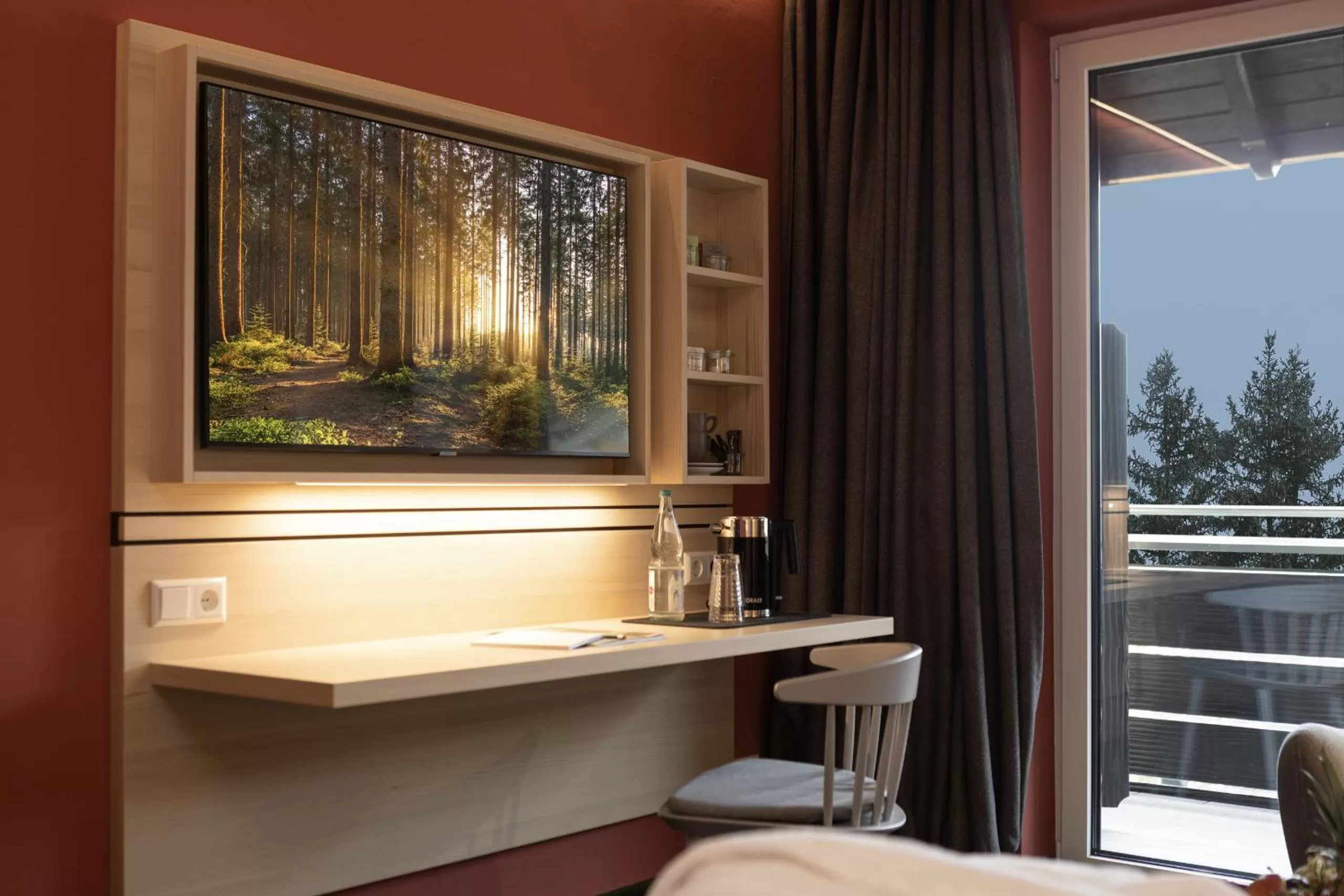 TV and multimedia, Bathroom in Das Hohenried