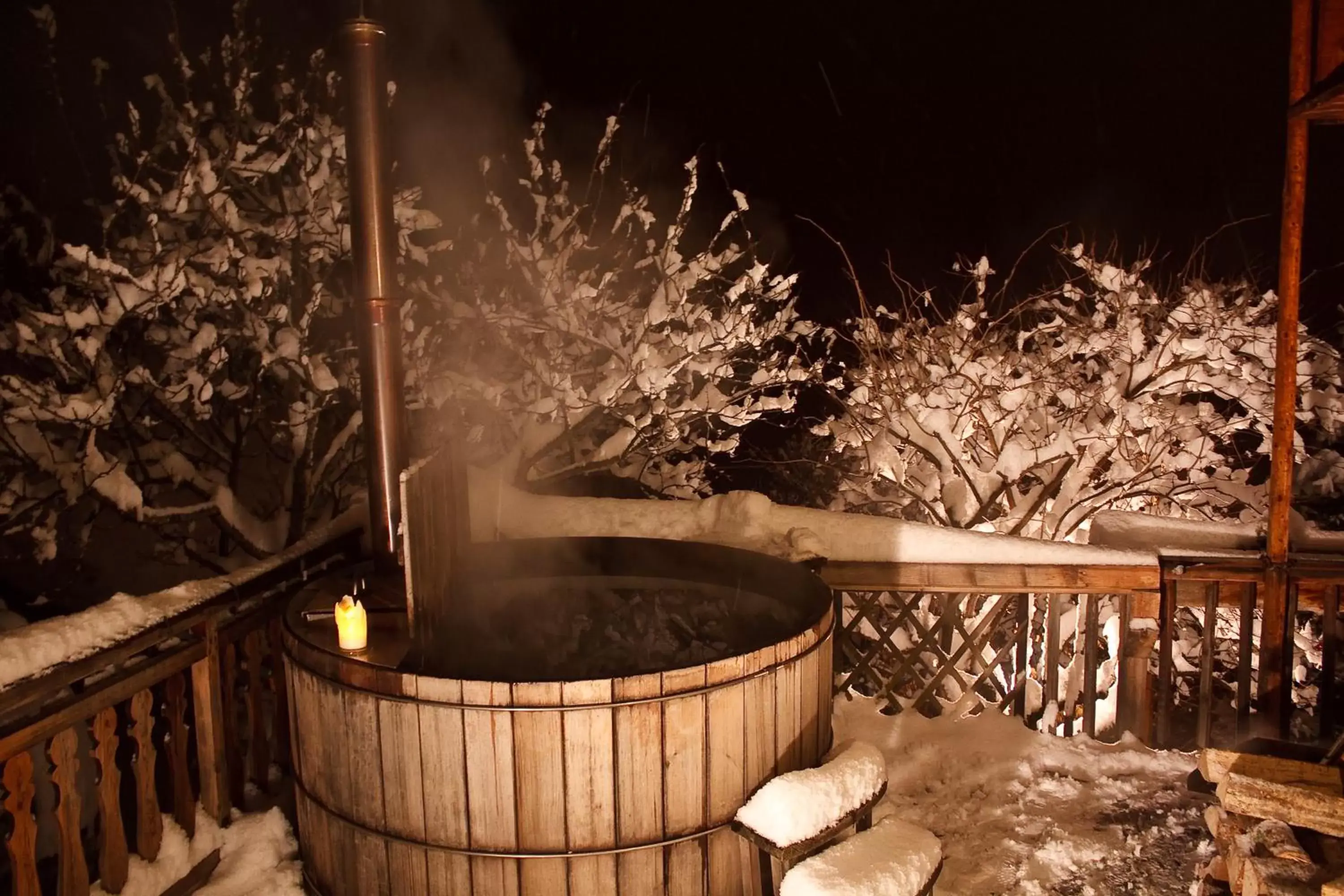 Hot Tub in La Ferme d'Angele