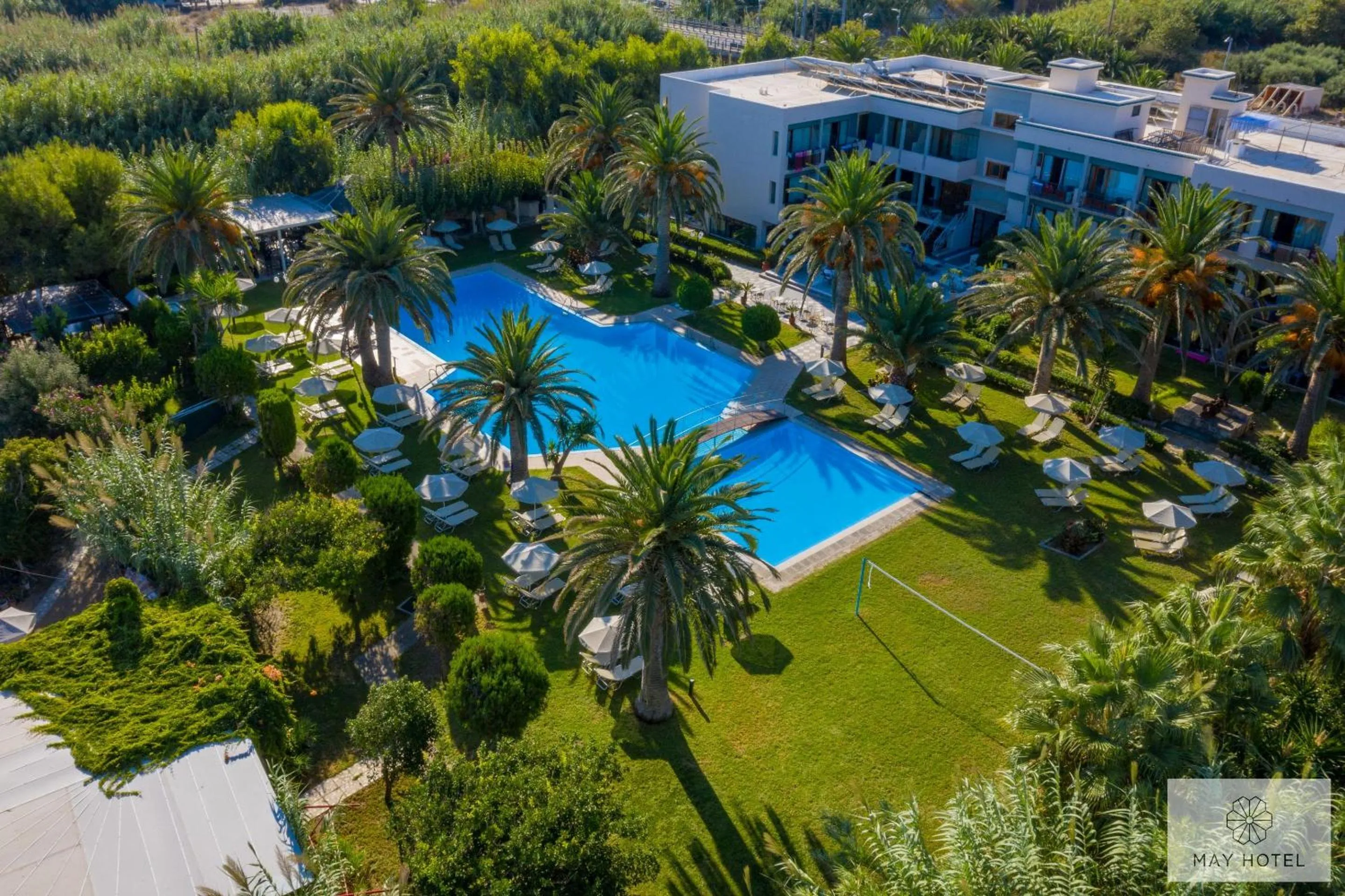 Bird's eye view in May Beach Hotel