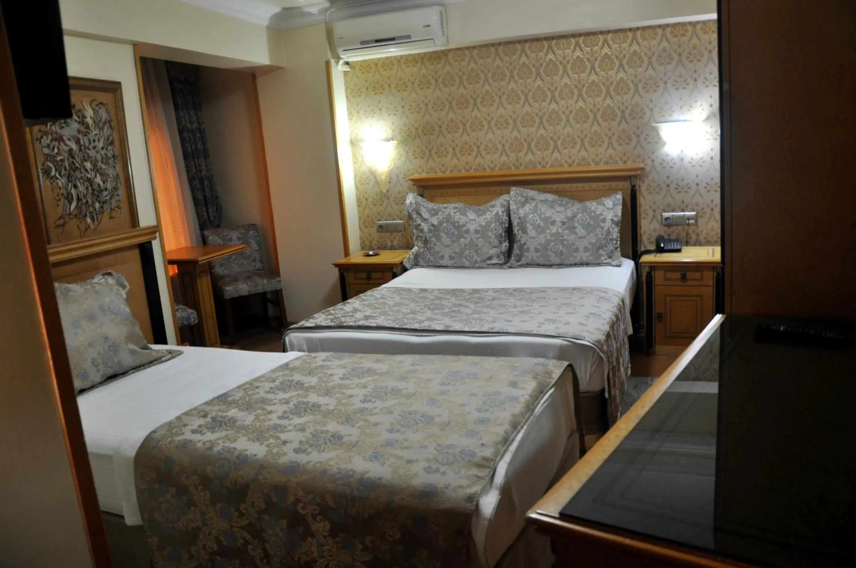 Bed in Grand Hisar Hotel