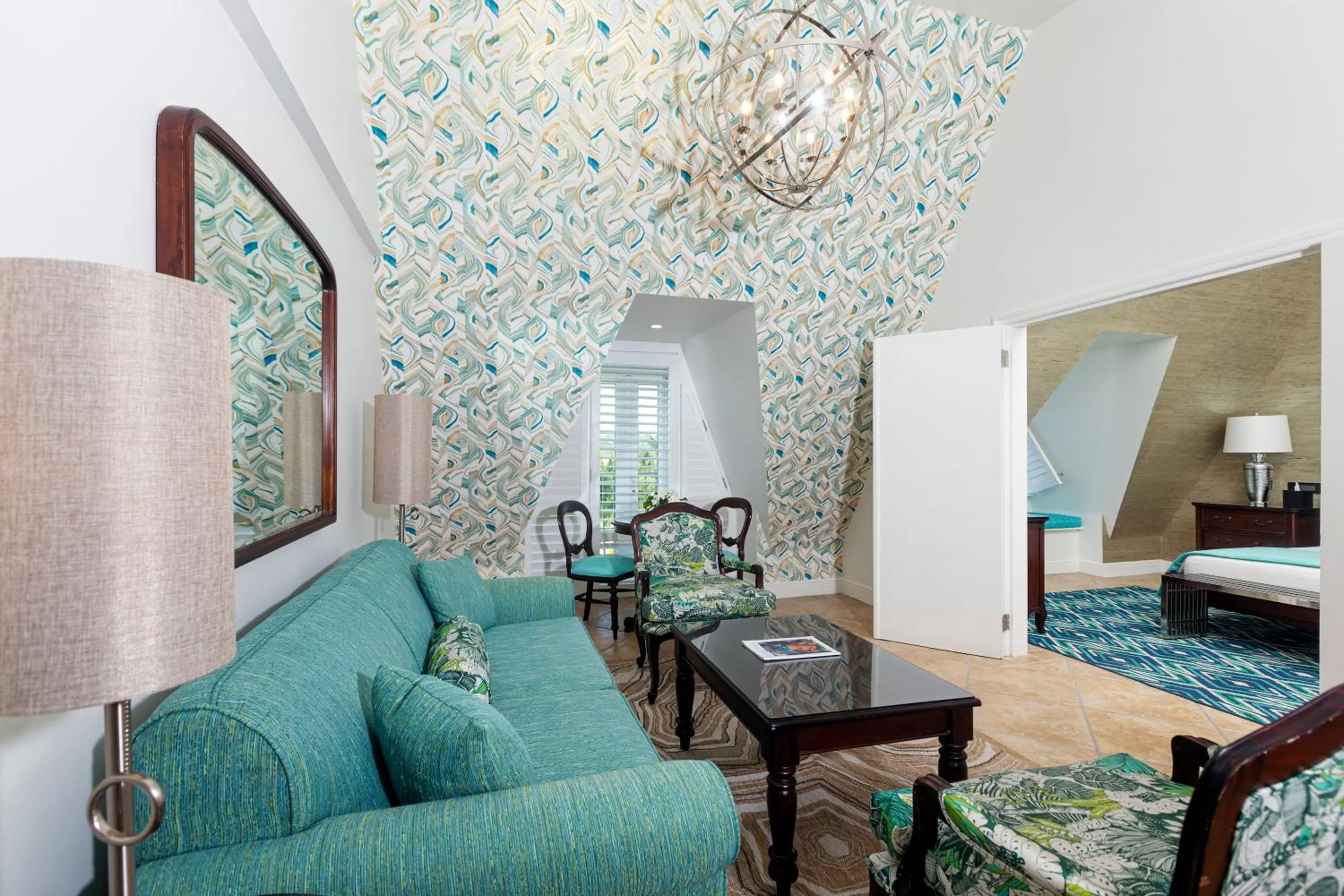 Living room, Bed in Coco Palm