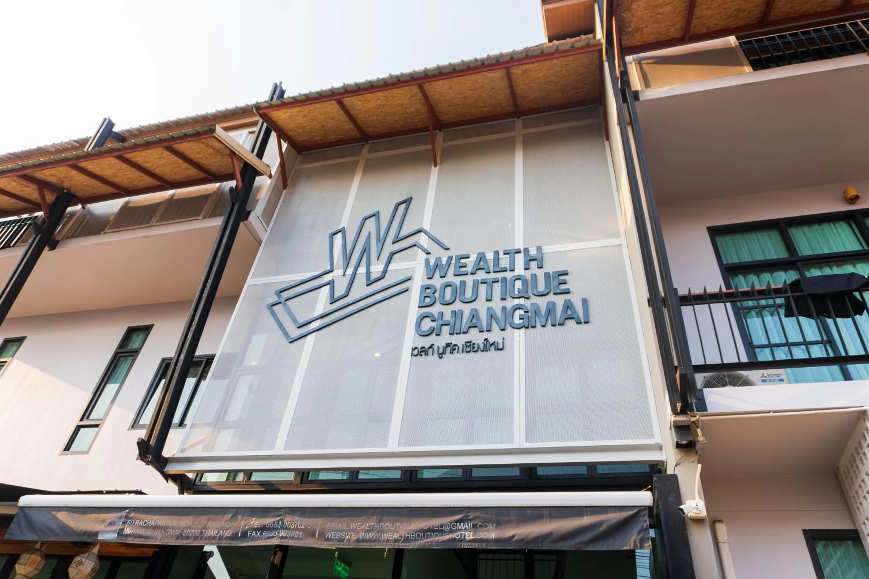 Property building in Wealth Boutique Hotel Chiang Mai