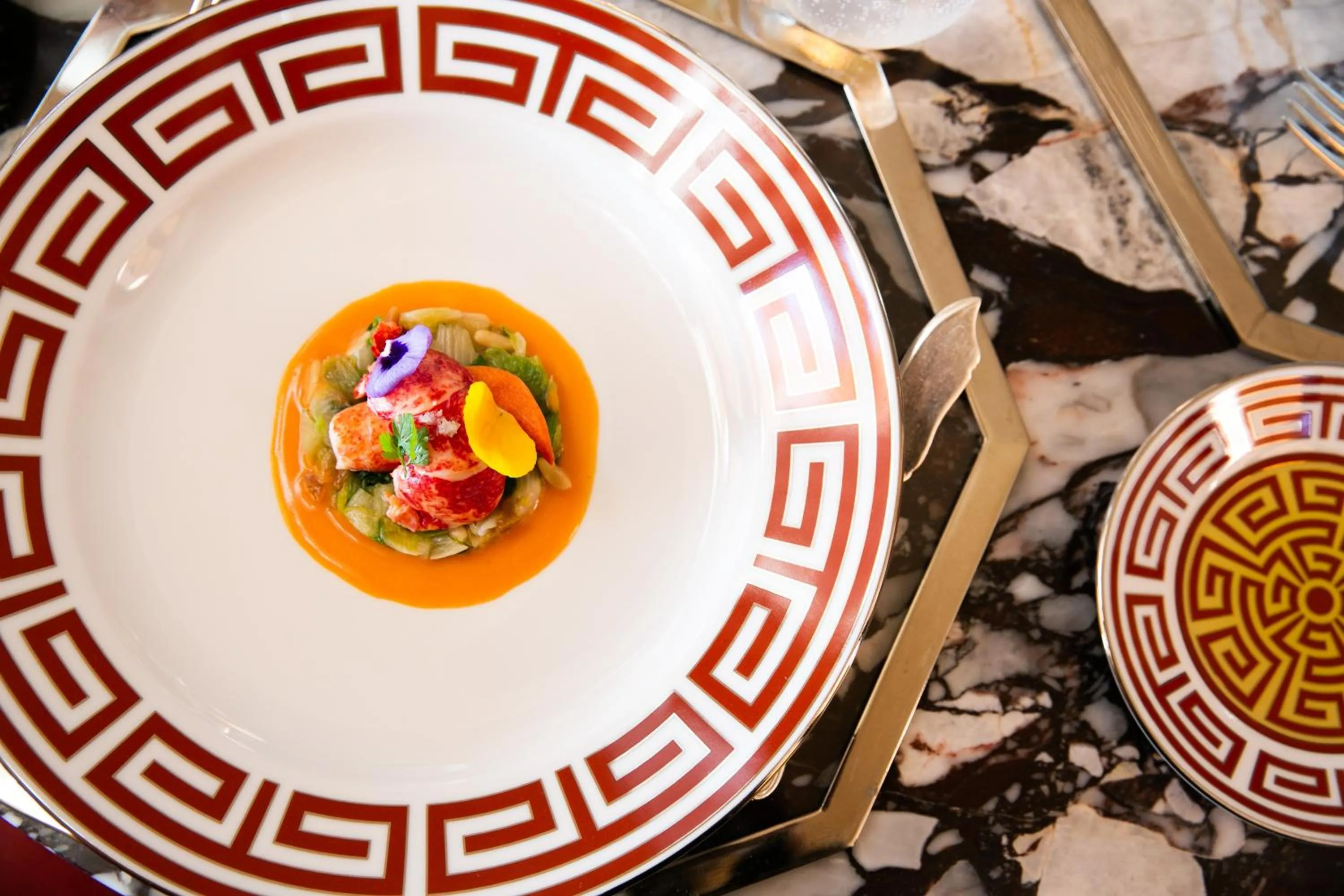 Food and drinks in La Posta Vecchia Hotel