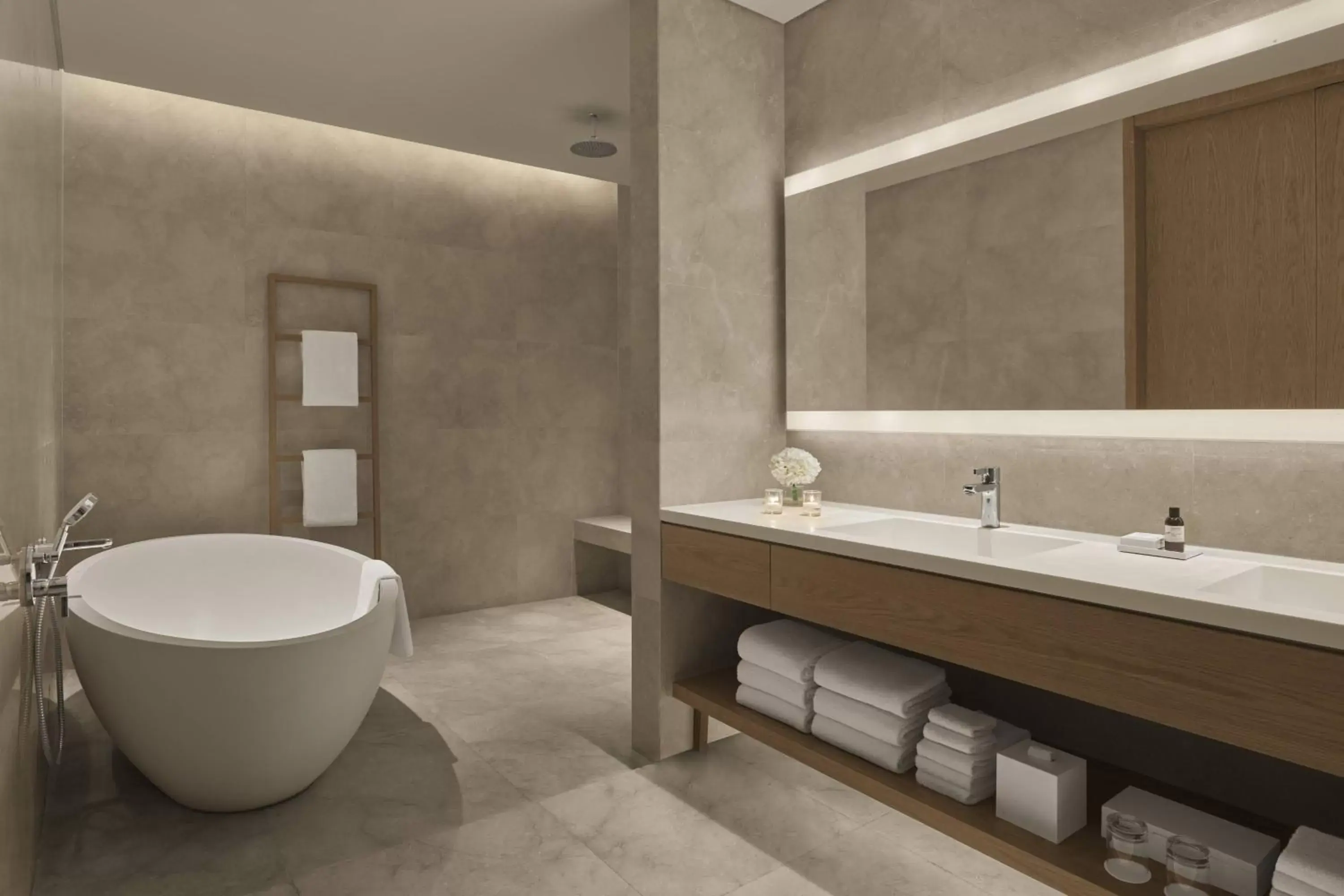 Bathroom in The Sanya EDITION