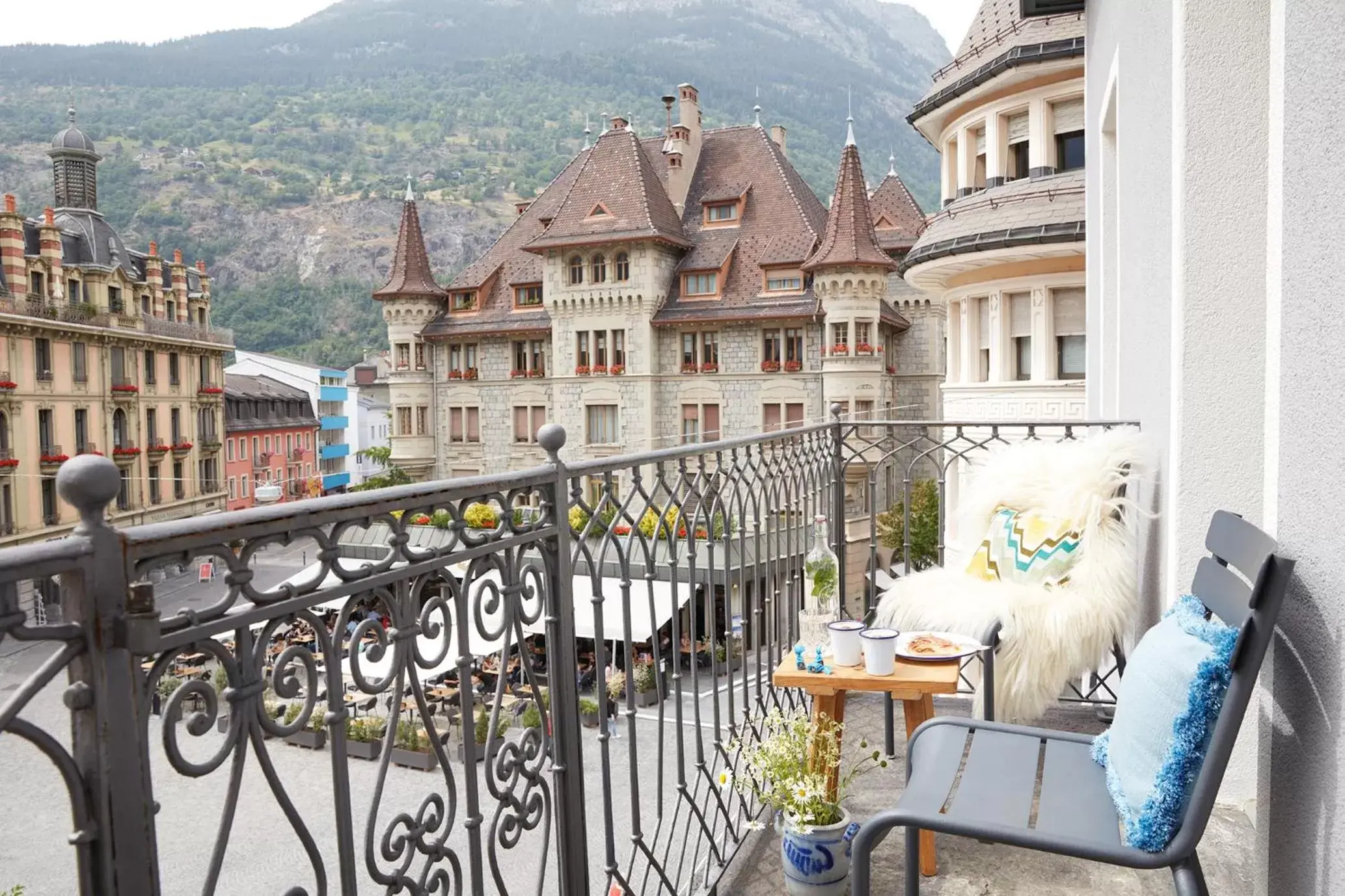 Balcony/Terrace in Hotel De Londres