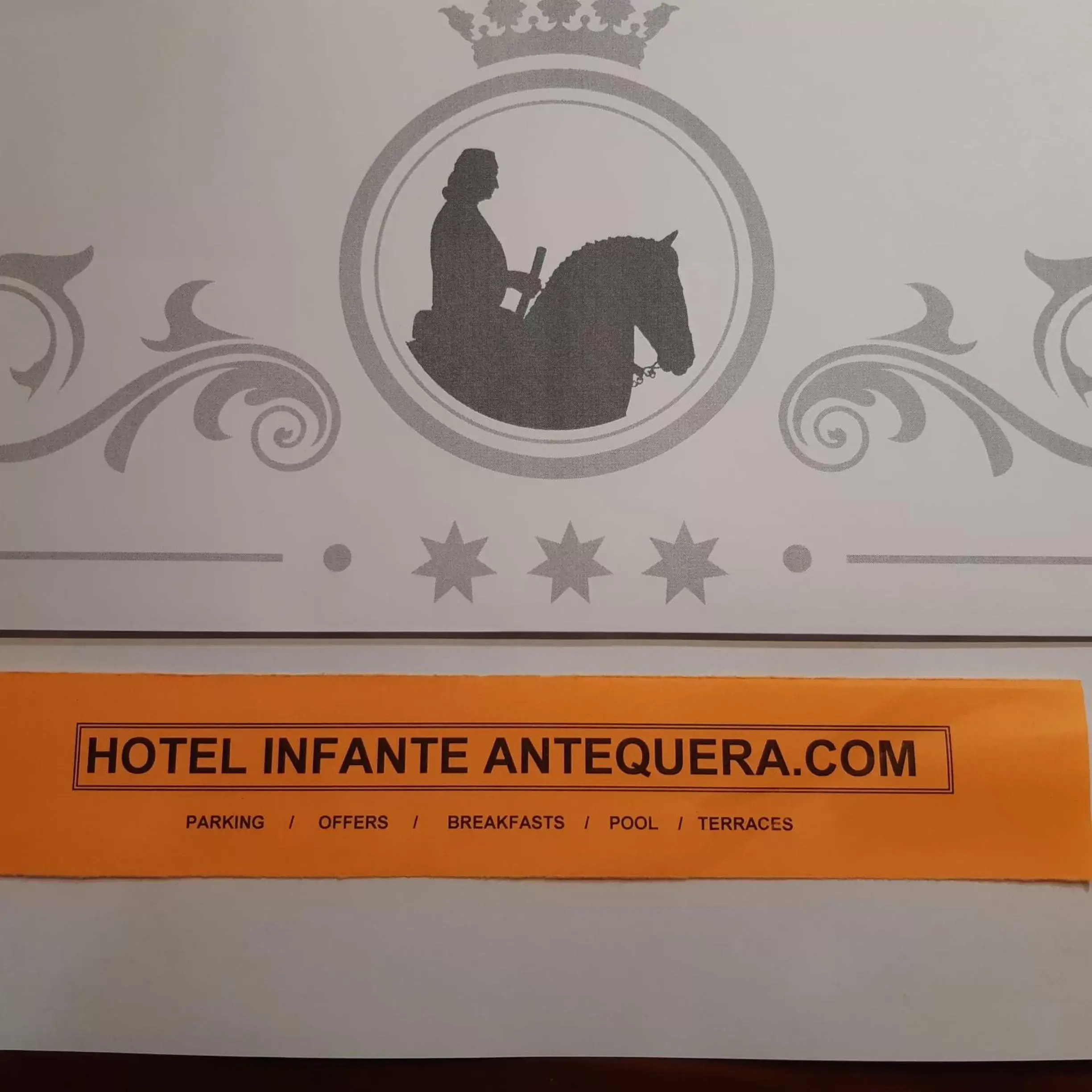 Property Logo/Sign in Hotel Infante Antequera