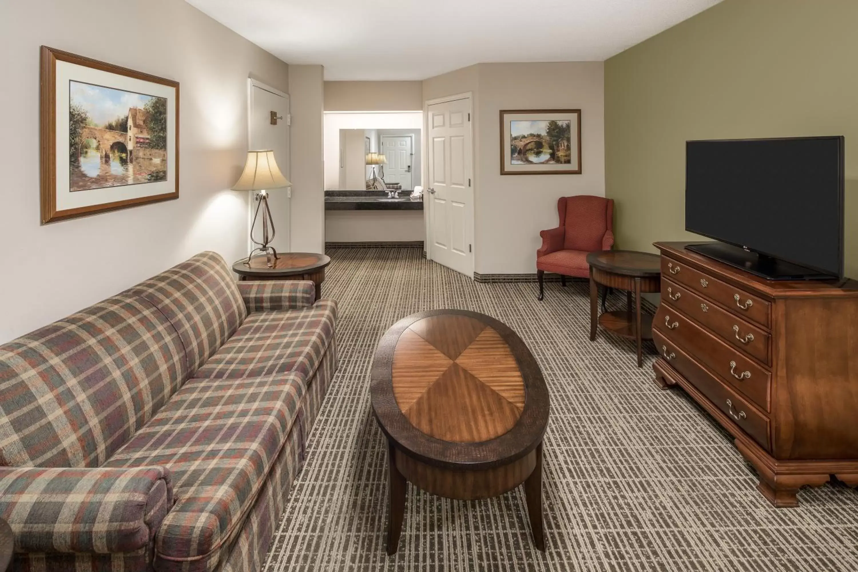 Seating Area in Baymont by Wyndham Cleveland