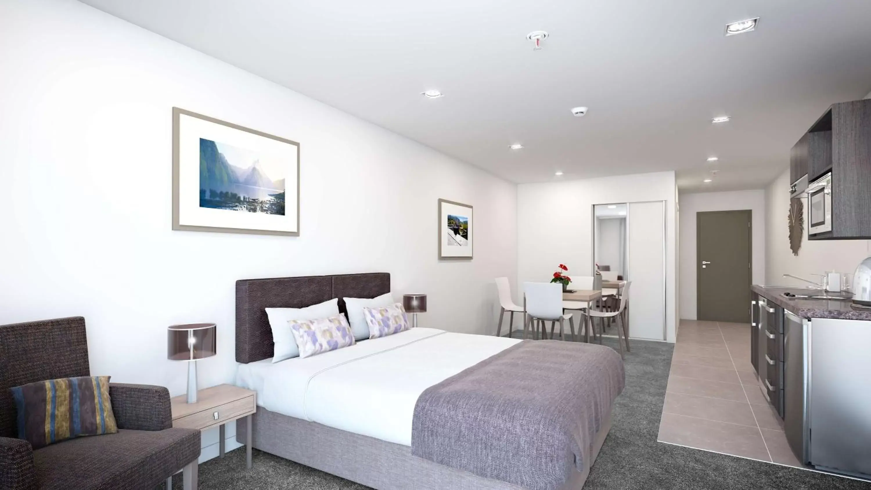 Photo of the whole room in Ramada Suites by Wyndham Queenstown Remarkables Park