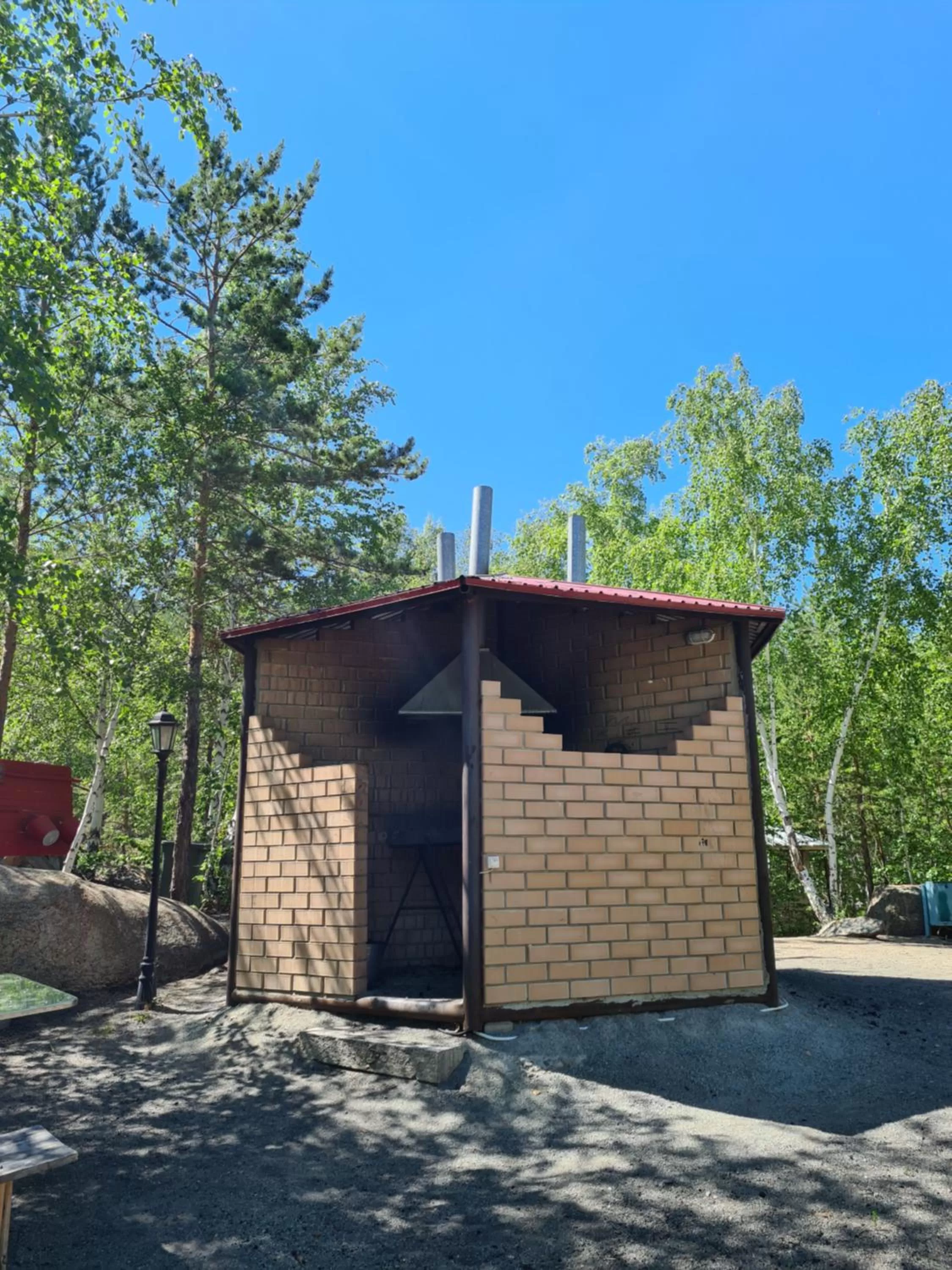 BBQ facilities in Park Hotel Kokshetau