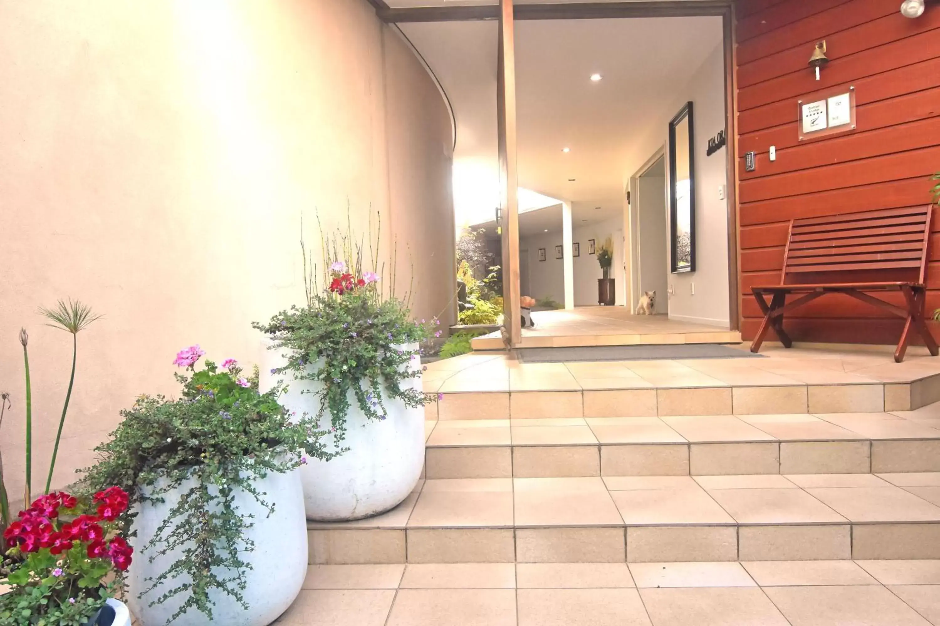 Facade/entrance in Moon Gate Villa Facade/entrance in Moon Gate Villa