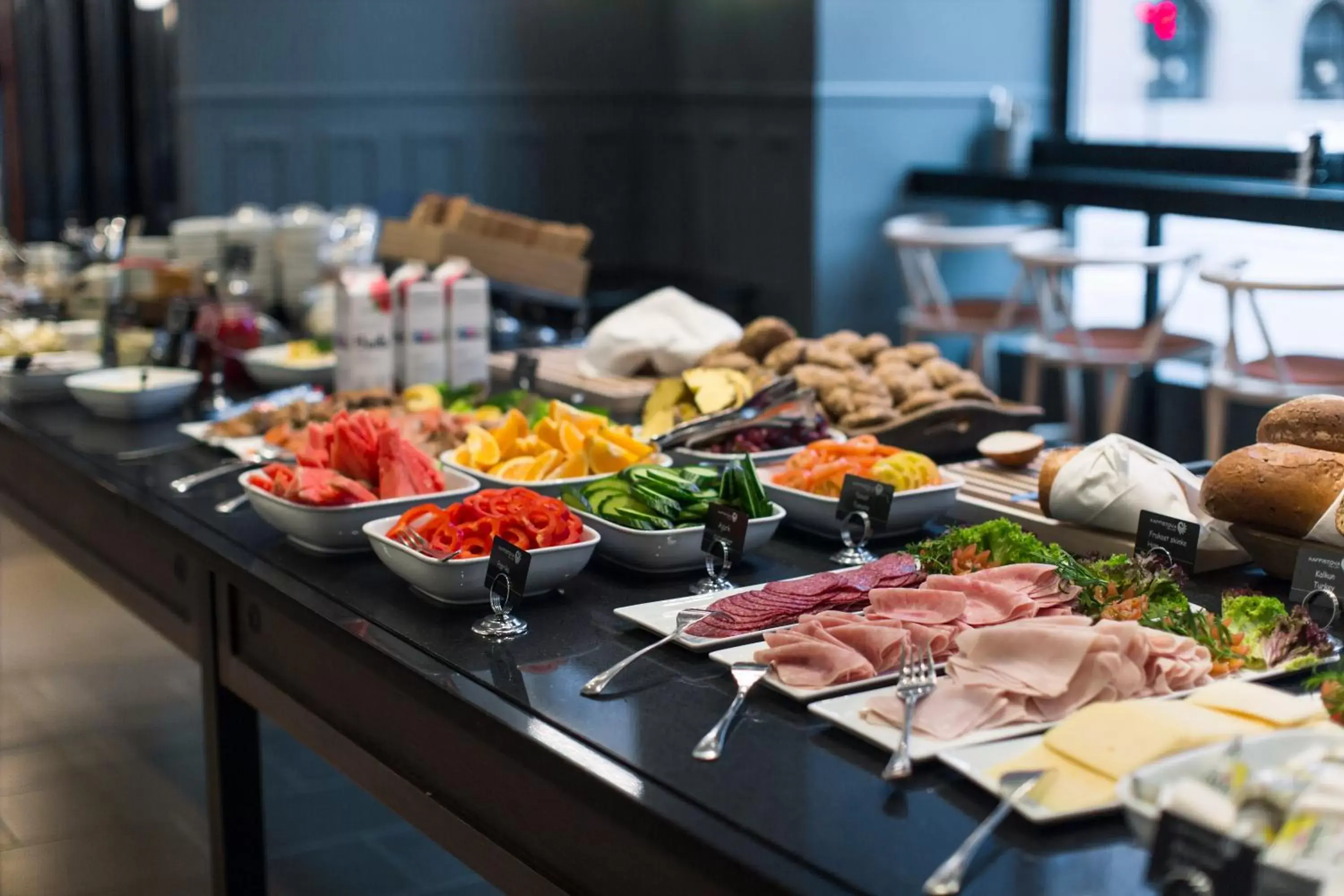 Continental breakfast in Hotell Bondeheimen