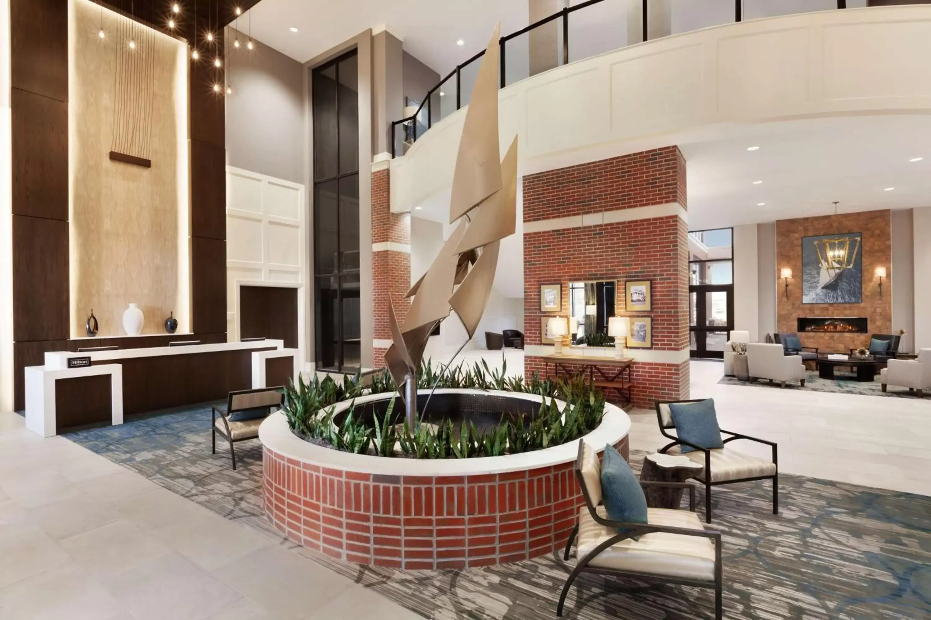 Lobby or reception in Embassy Suites By Hilton Wilmington Riverfront
