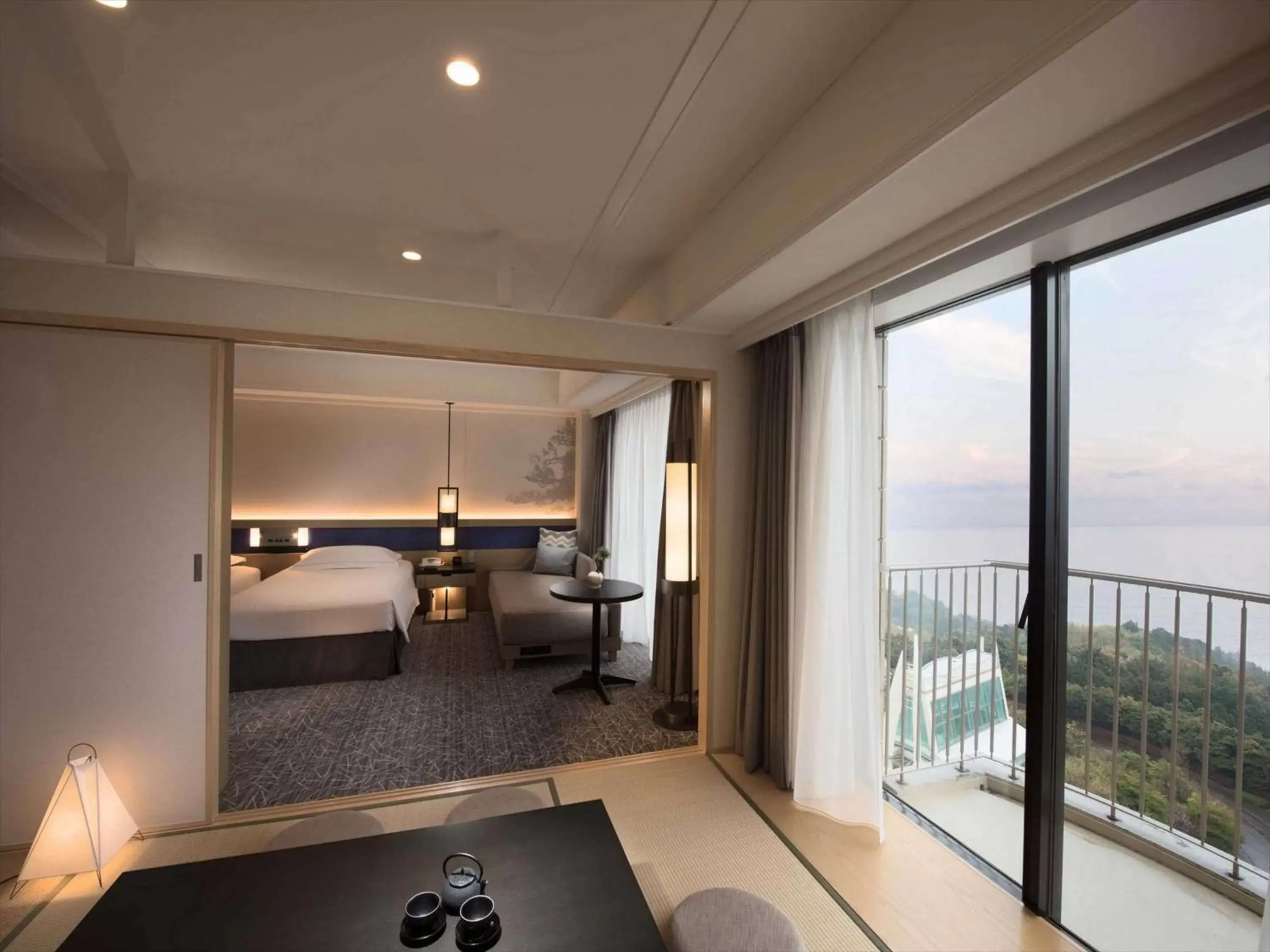 Bedroom, Bathroom in Hilton Odawara Resort & Spa