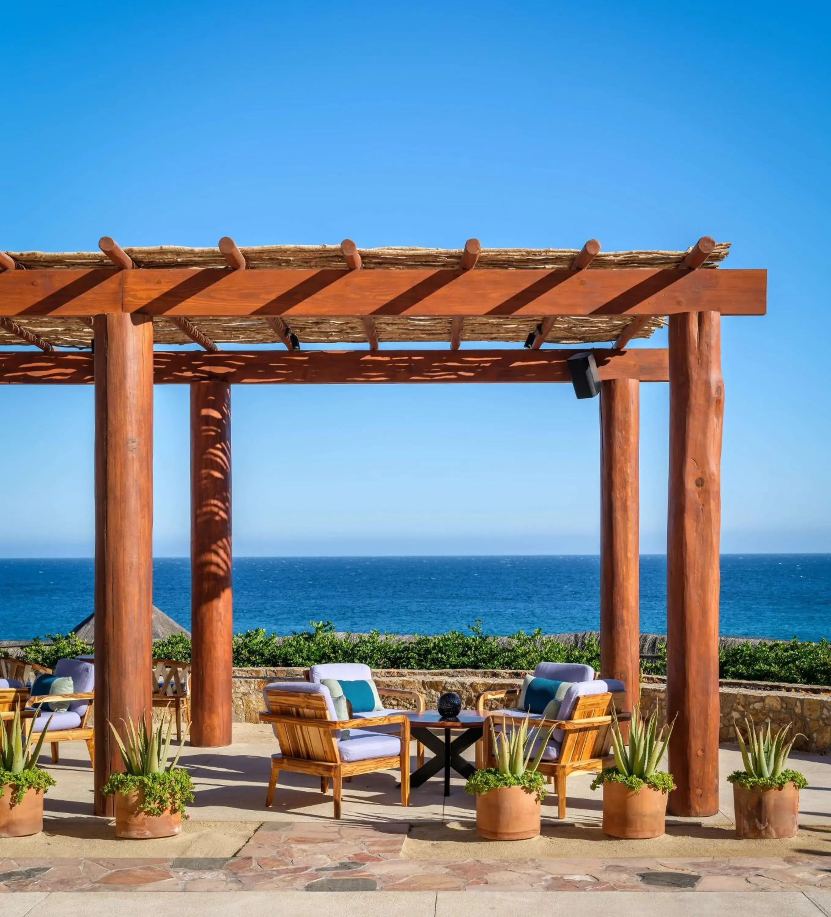 Patio in Waldorf Astoria Los Cabos Pedregal