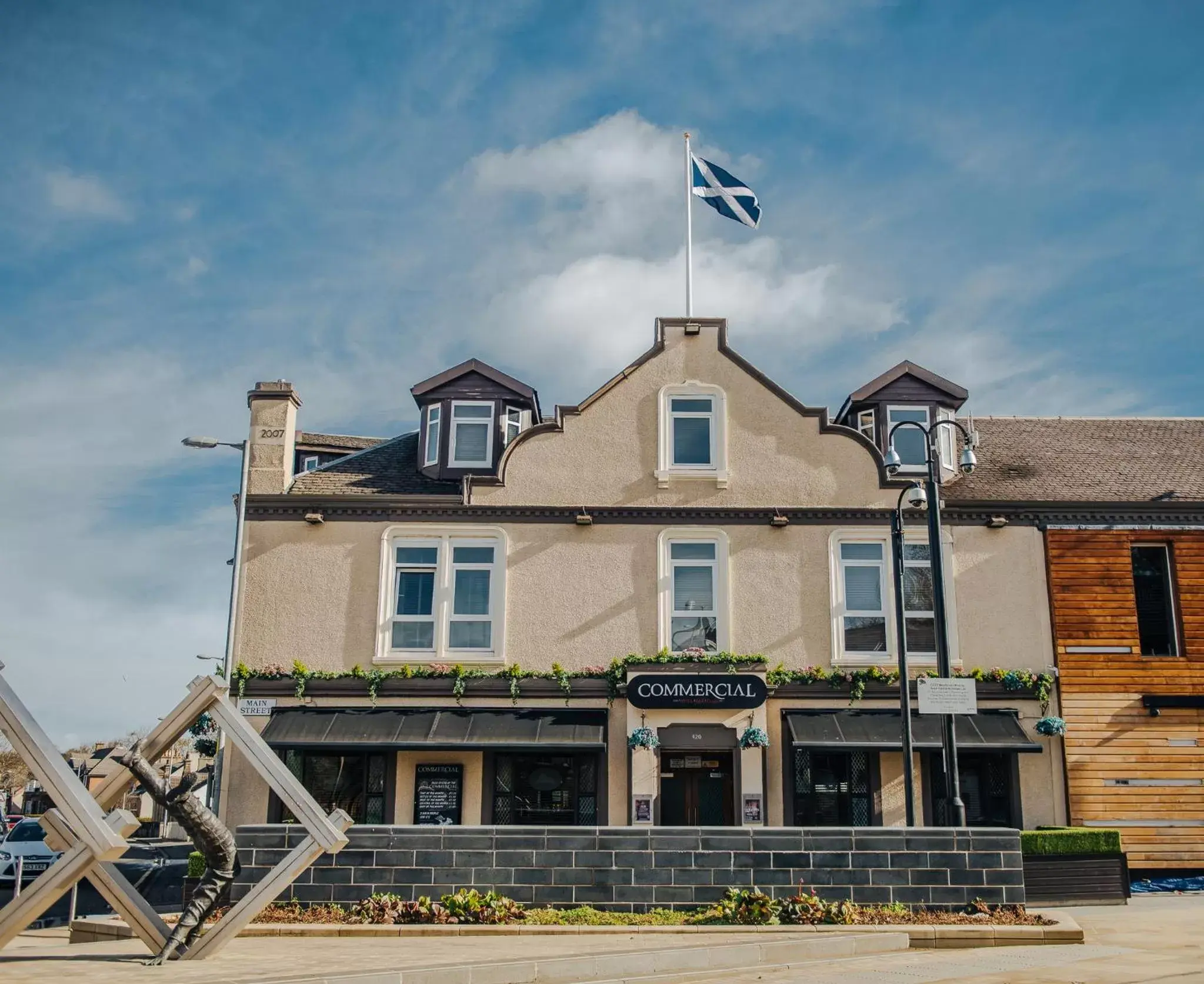 Facade/entrance, Property Building in The Commercial Hotel