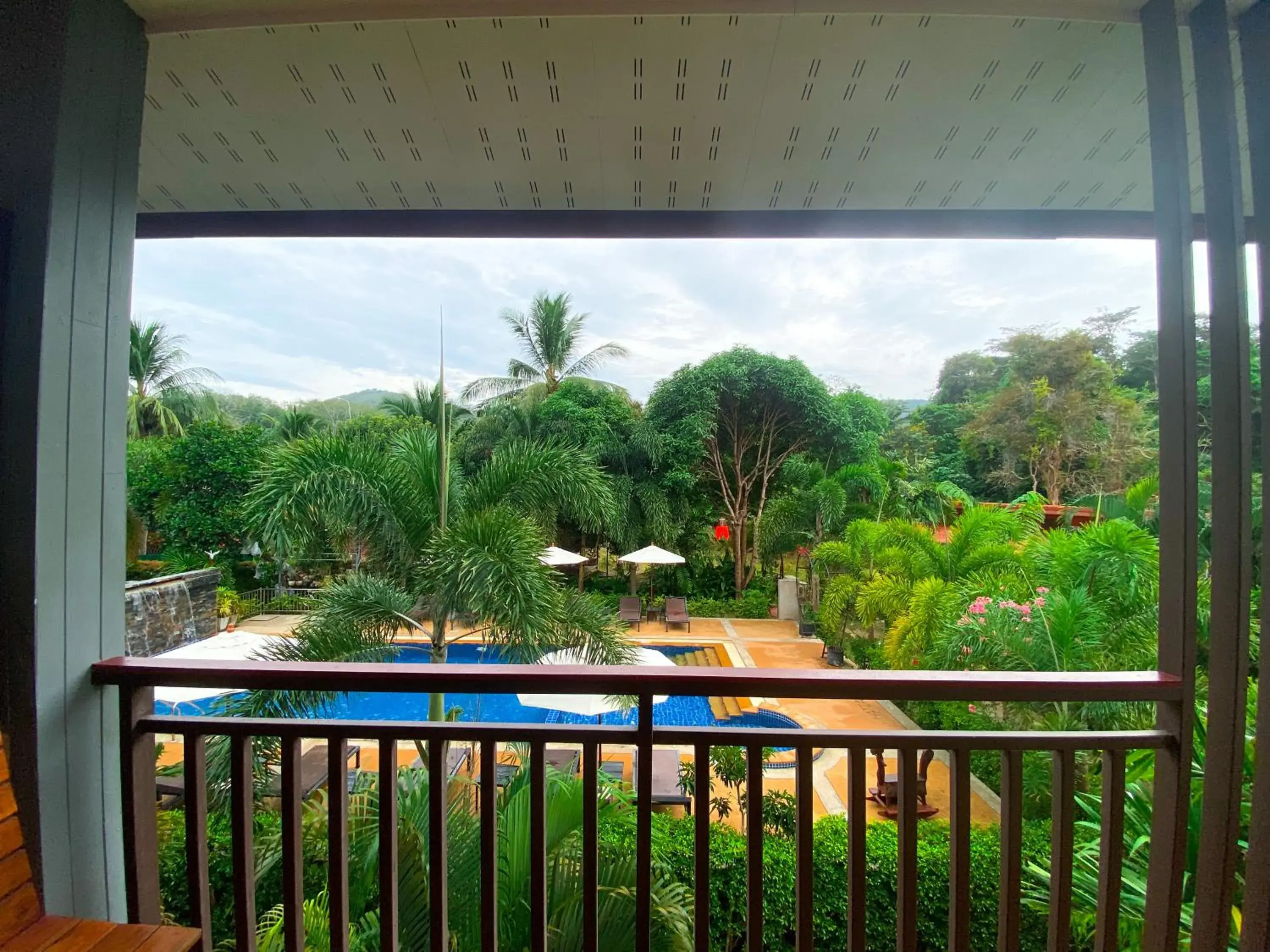 Balcony/Terrace, Pool View in Hatzanda Lanta Resort - SHA Extra Plus