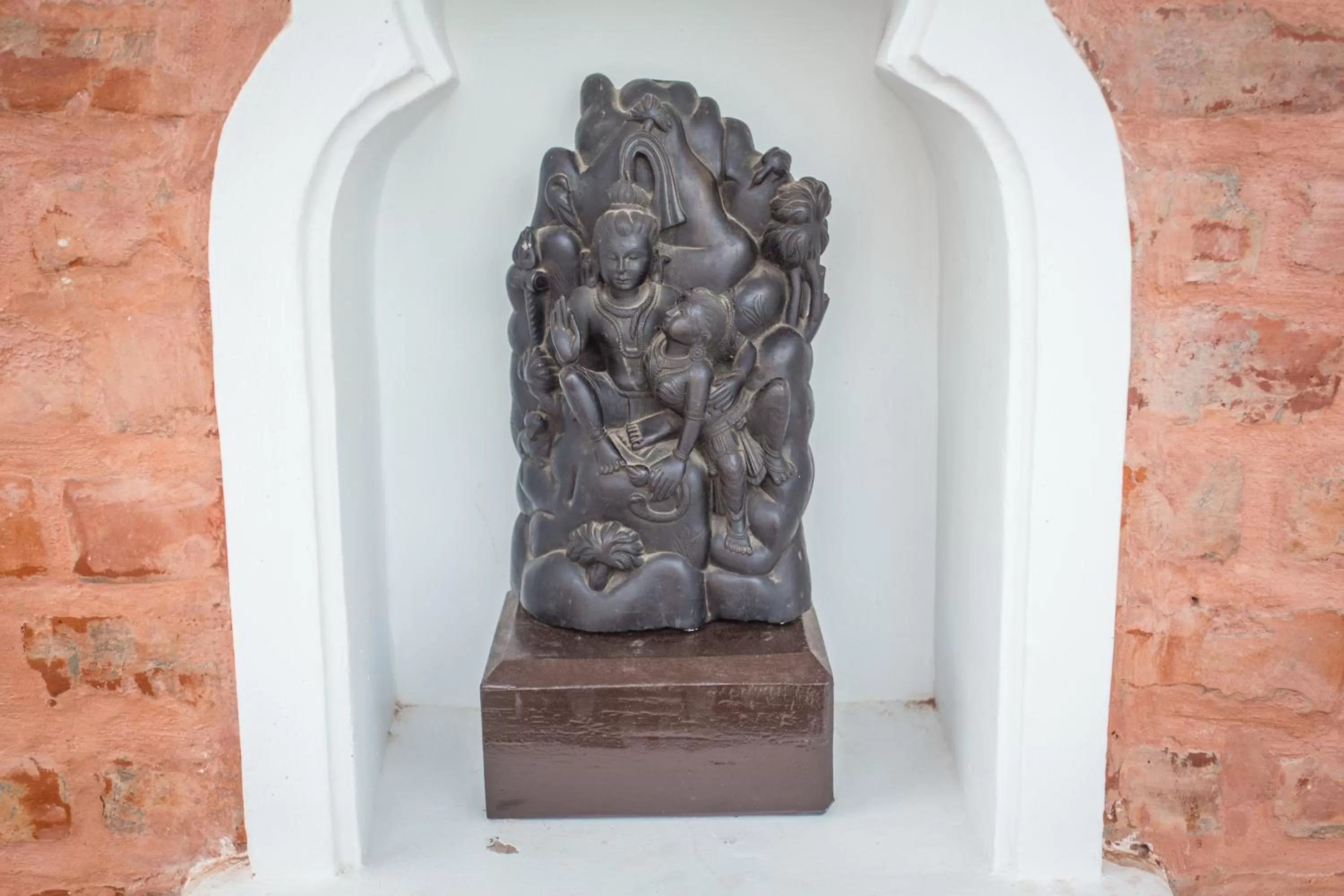 Decorative detail in Baber Mahal Vilas - The Heritage Hotel