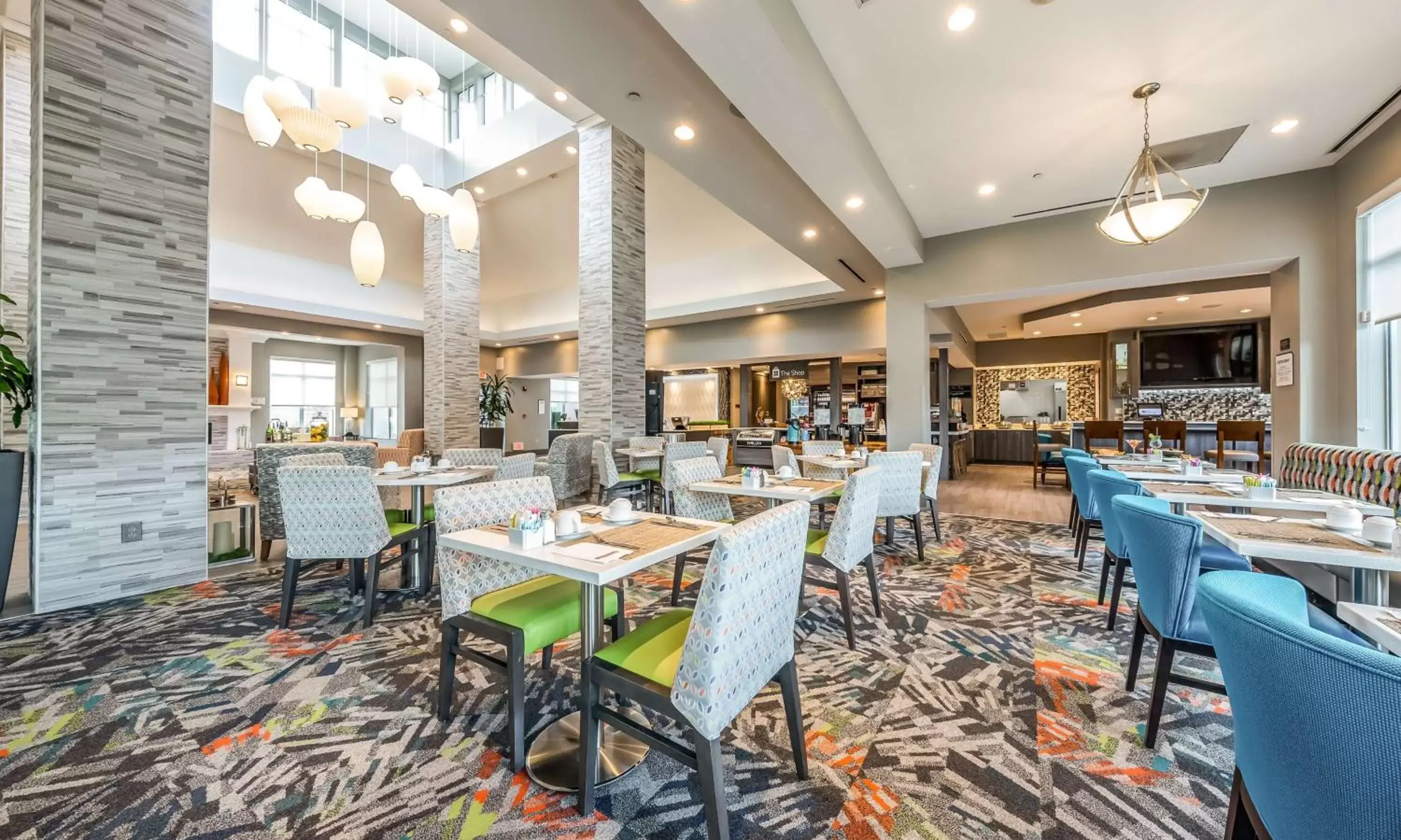 Lobby or reception, Restaurant/Places to Eat in Hilton Garden Inn Beaumont