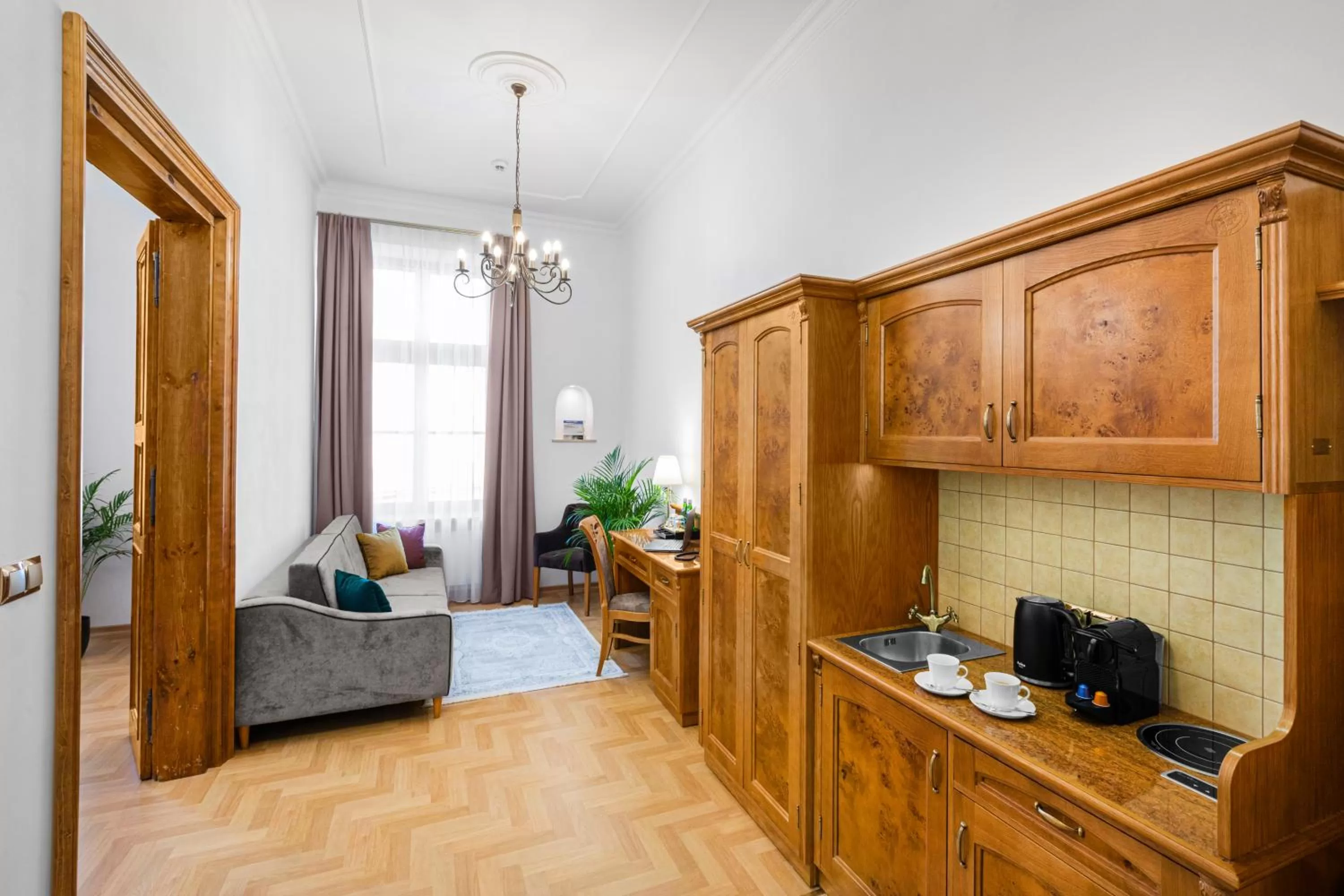 Coffee/tea facilities in Ventus Rosa Boutique Aparthotel