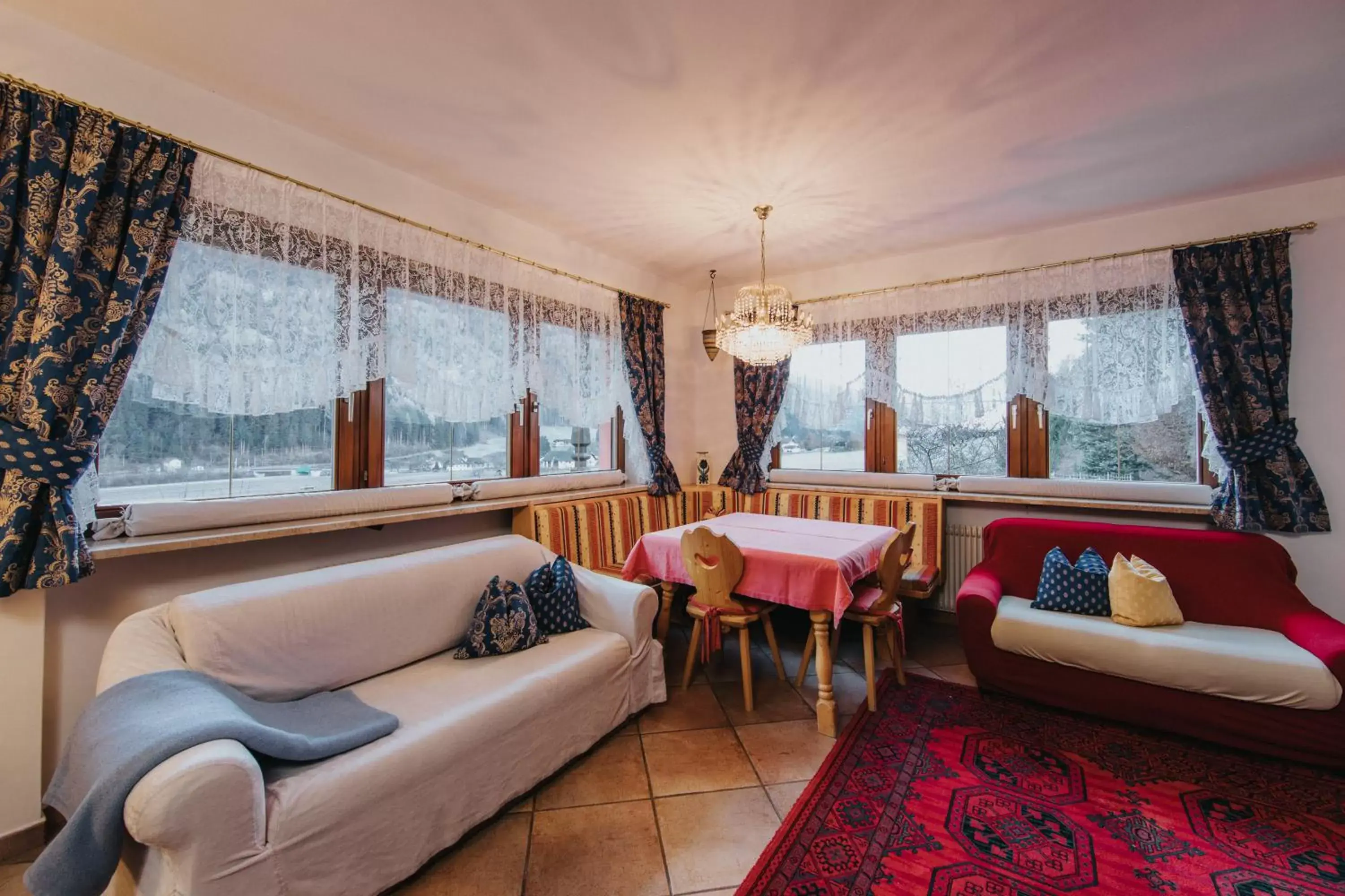 Living room, Seating Area in Residence Obermoarhof