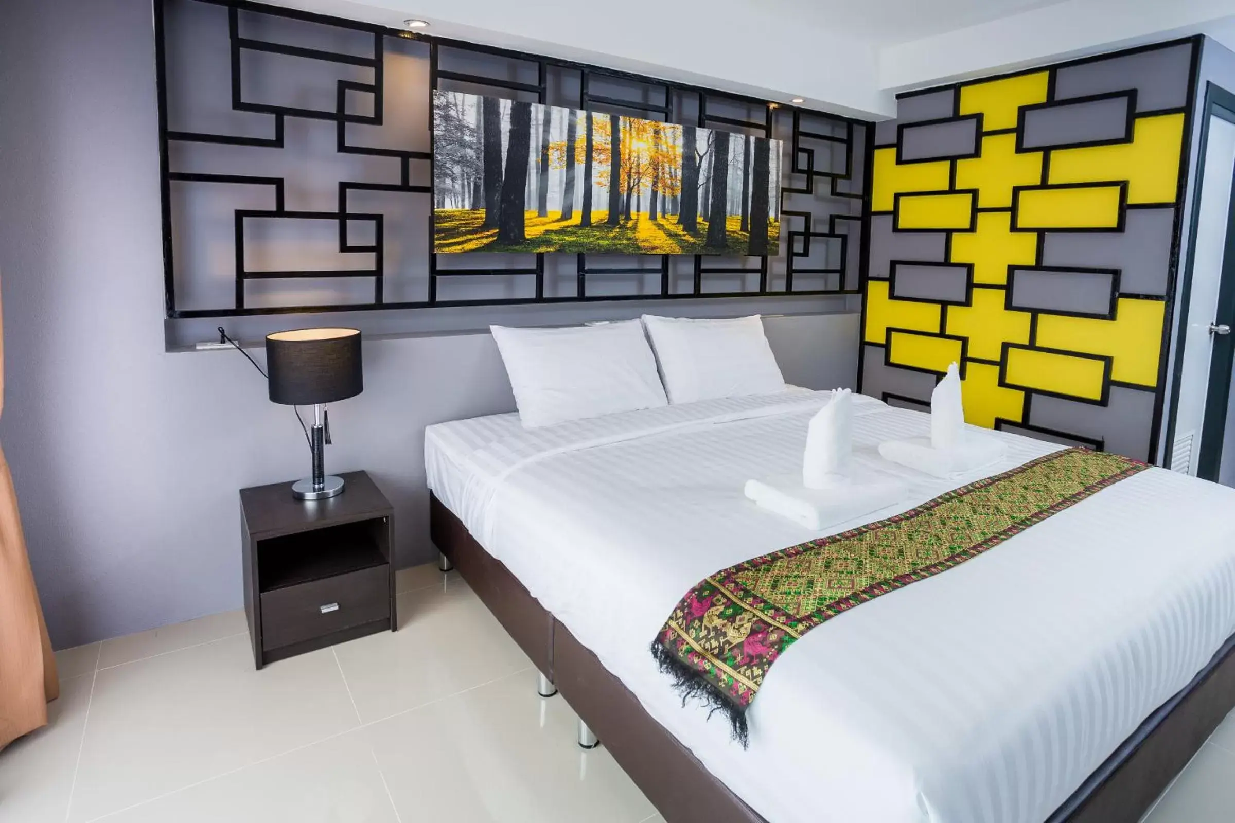 Bed in PP@Hotel Rangsit