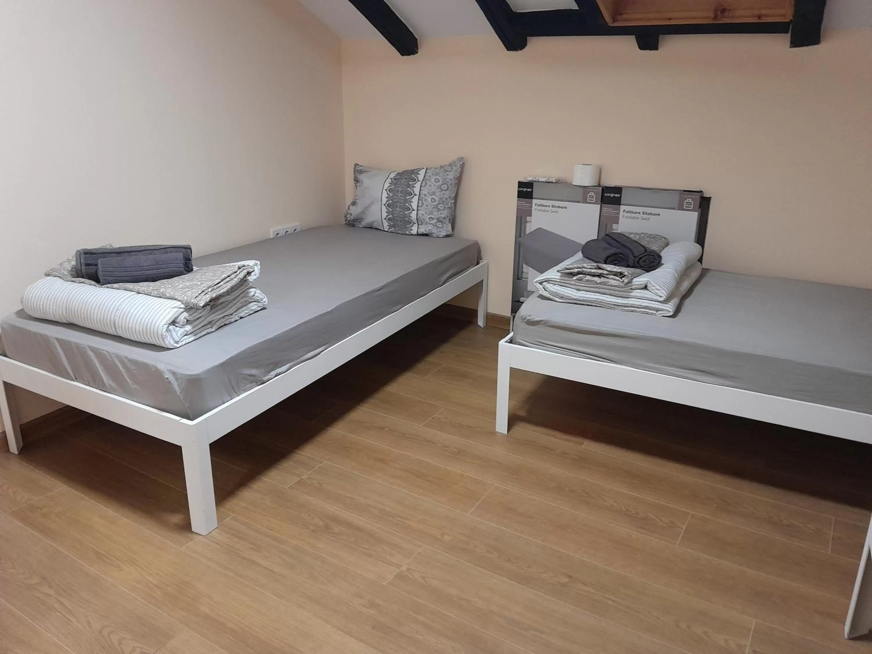Bed in HANCHO SevenUps - KAPANA Plovdiv Center