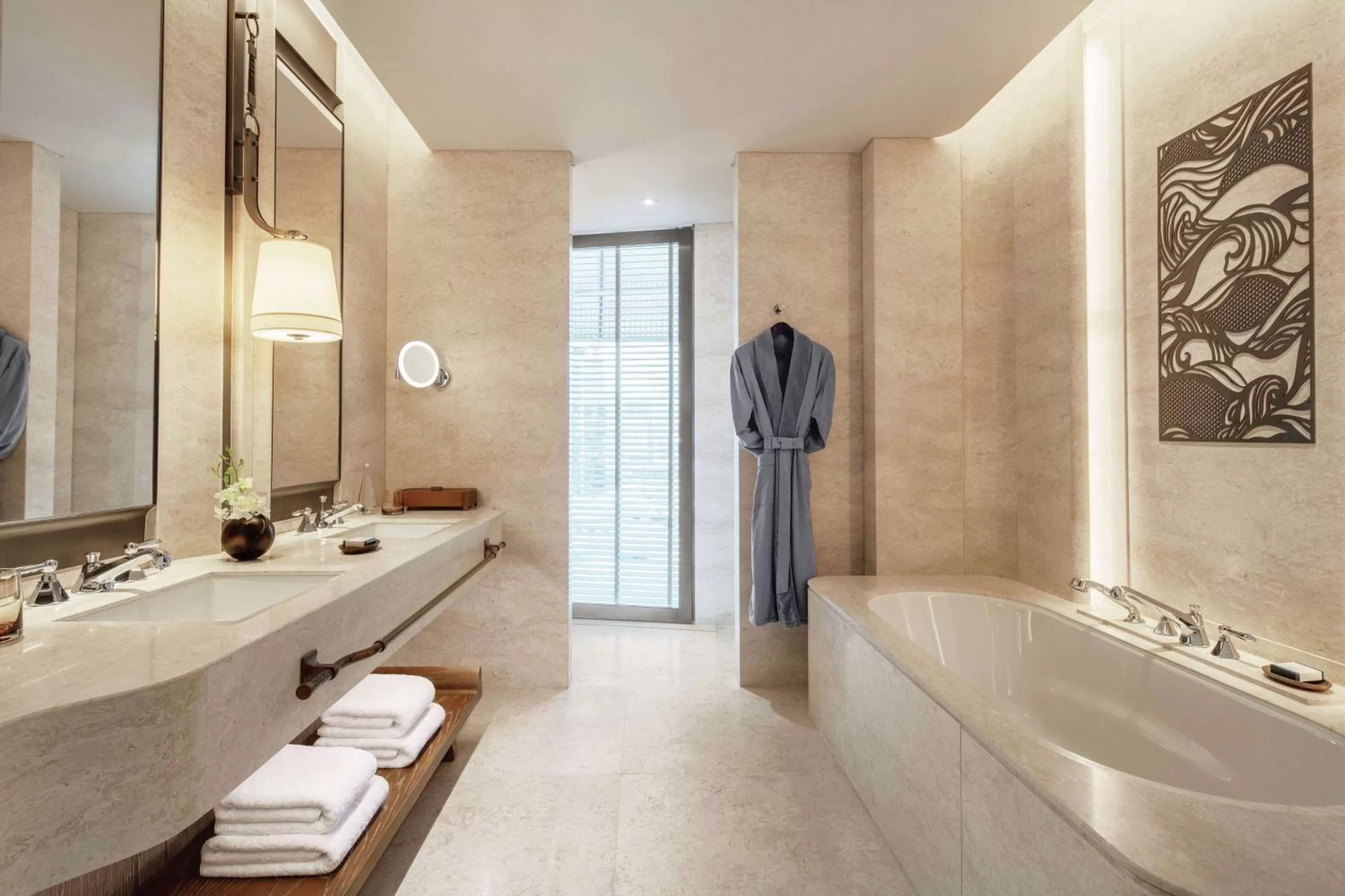 Bathroom in Waldorf Astoria Bangkok